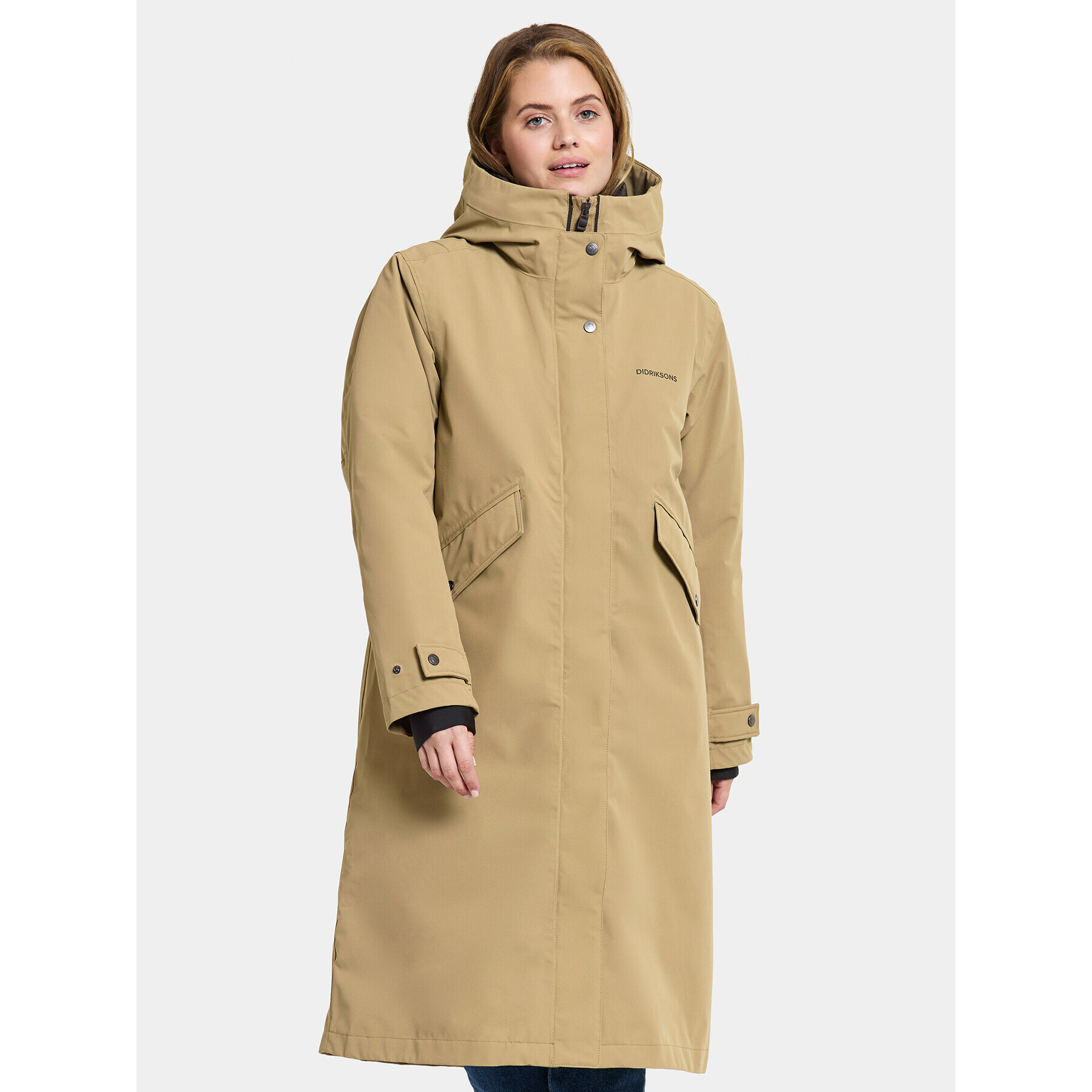 Didriksons Парка Mia Wns Parka L 504828 Бежов Regular Fit - Pepit.bg