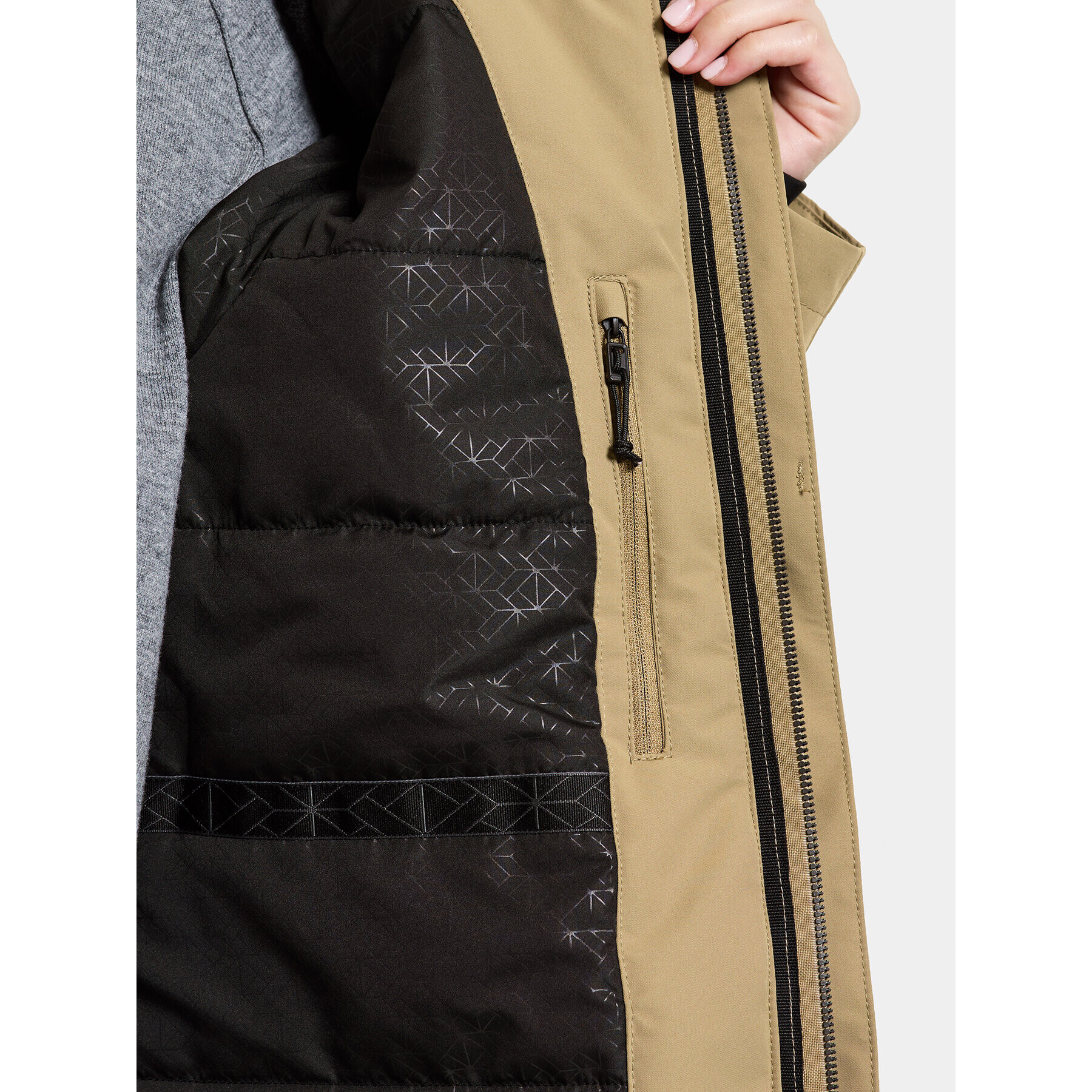 Didriksons Парка Mia Wns Parka L 504828 Бежов Regular Fit - Pepit.bg