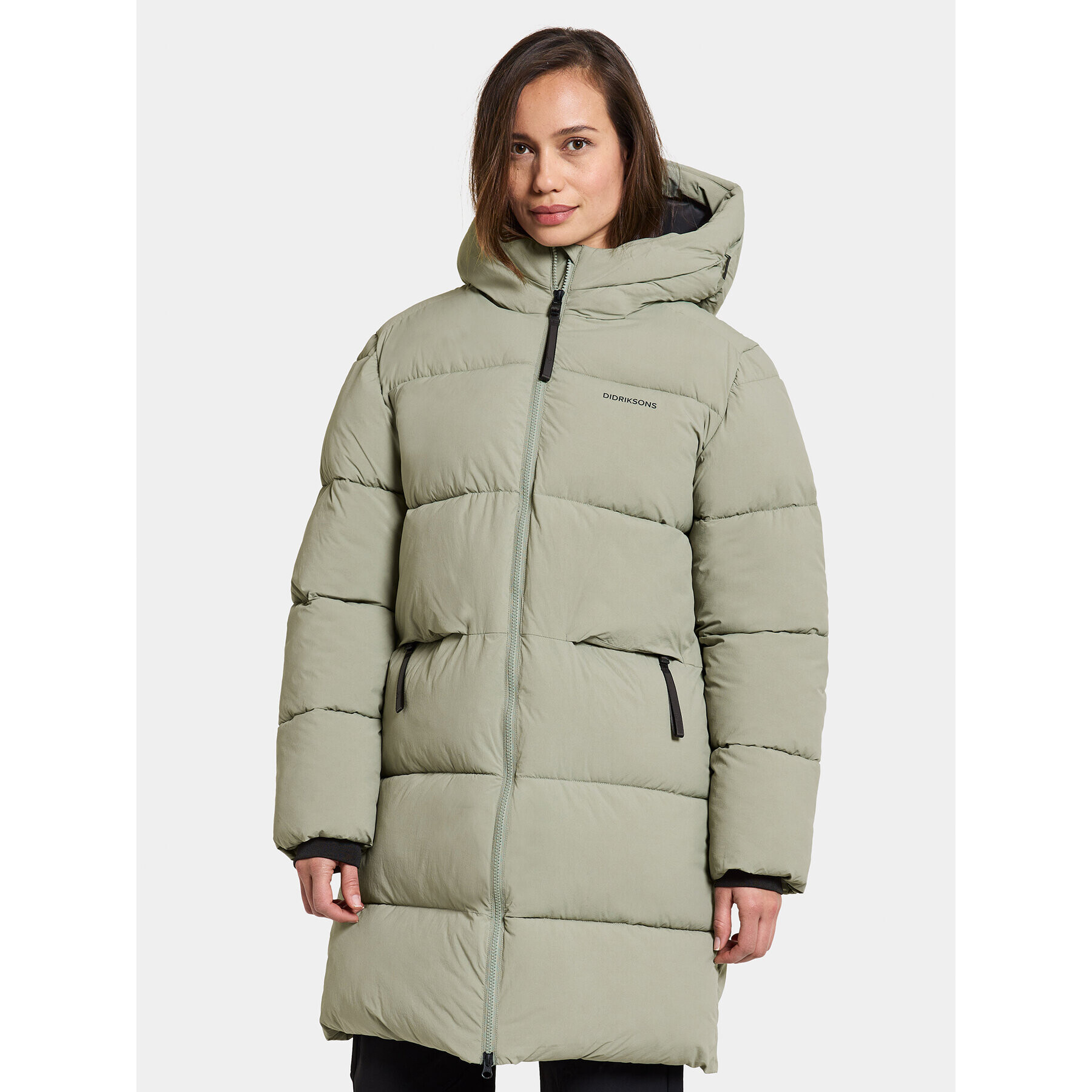 Didriksons Парка Nomi Wns Parka 3 504832 Зелен Regular Fit - Pepit.bg