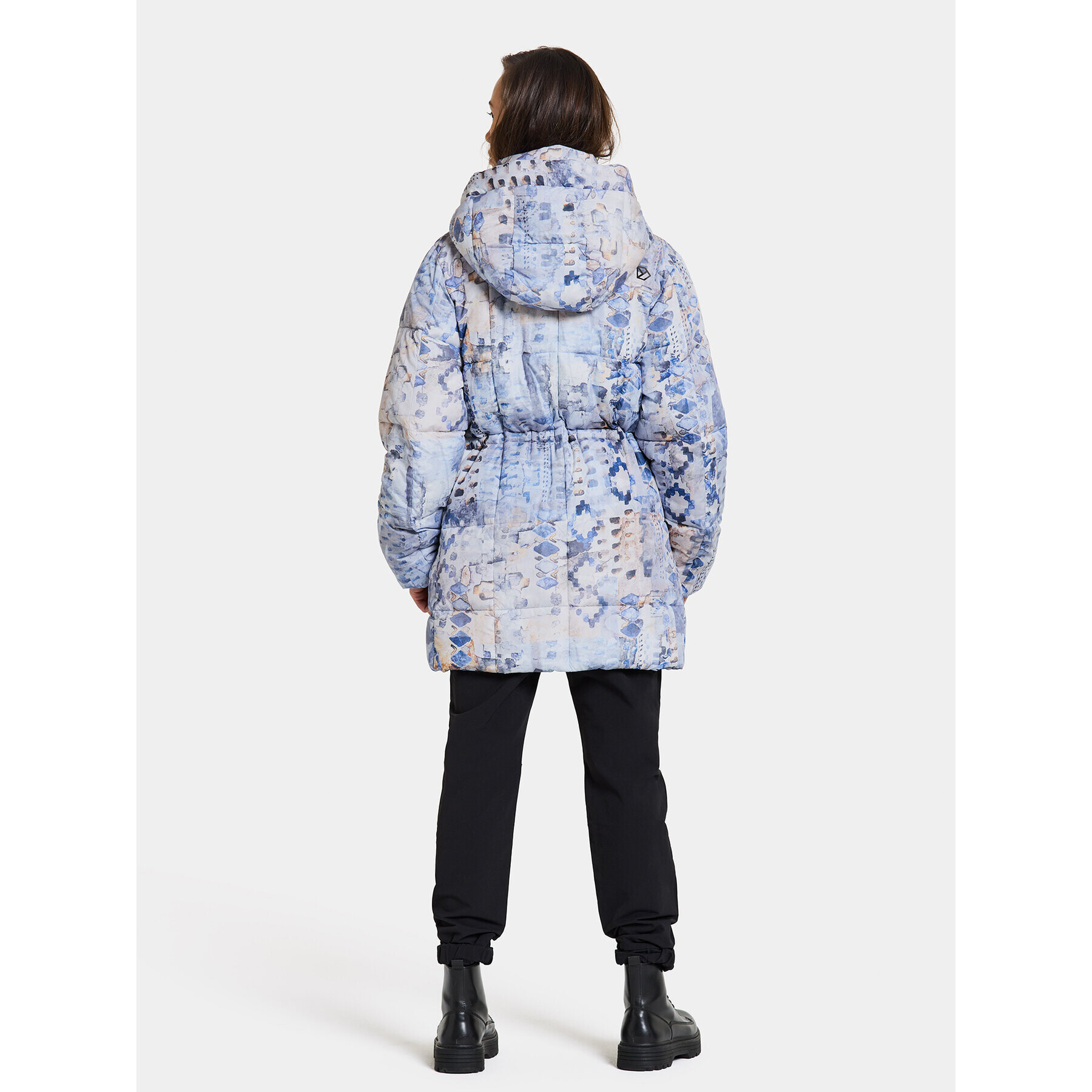 Didriksons Парка Sia Aop Wns Parka 504810 Син Standard Fit - Pepit.bg