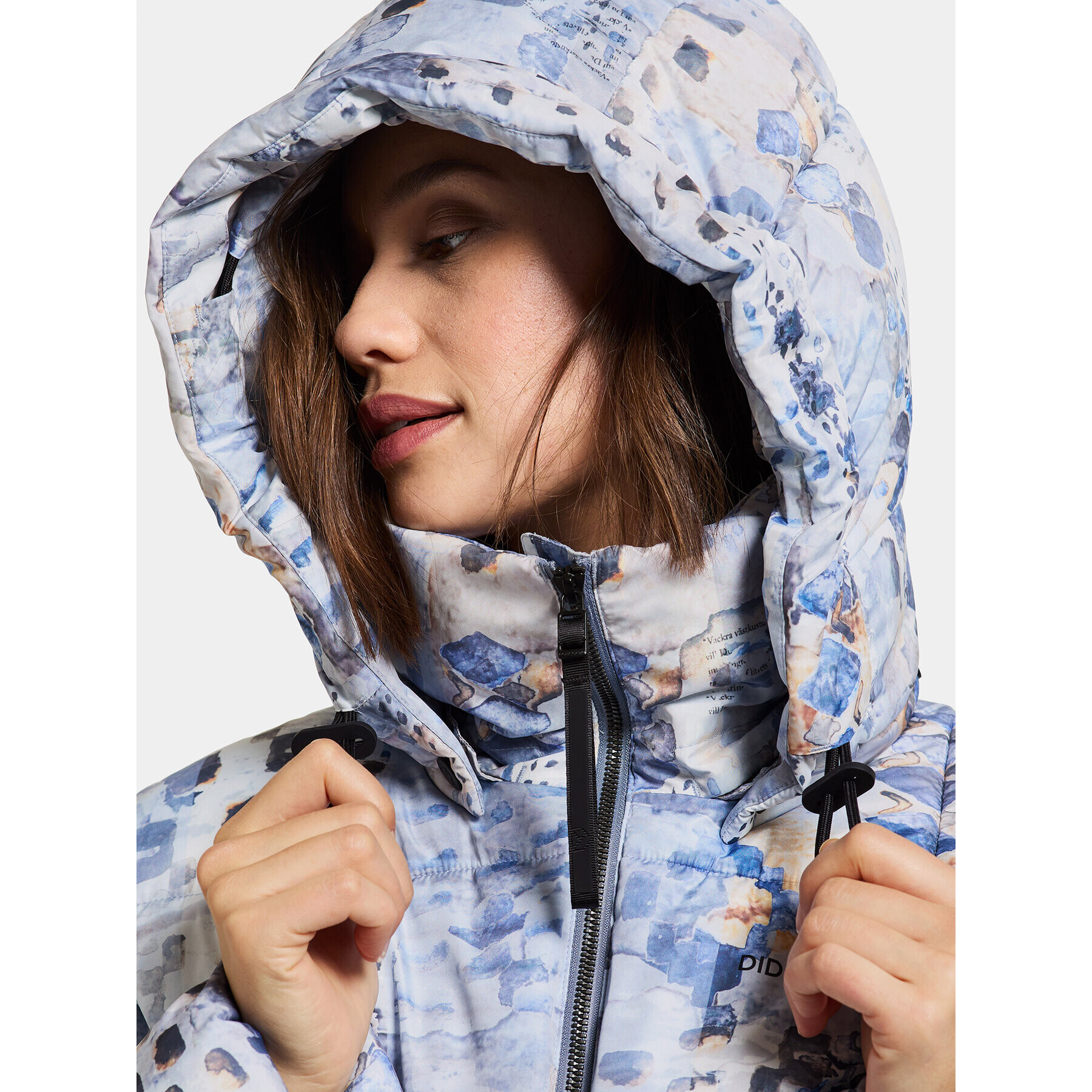 Didriksons Парка Sia Aop Wns Parka 504810 Син Standard Fit - Pepit.bg
