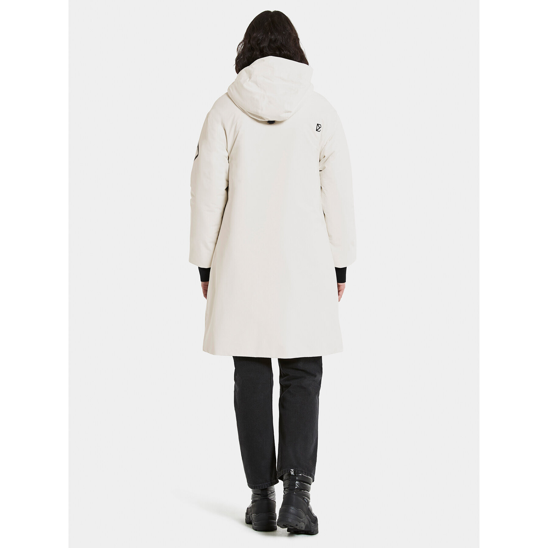 Didriksons Преходно яке Aino Logo 504464 Бял Regular Fit - Pepit.bg