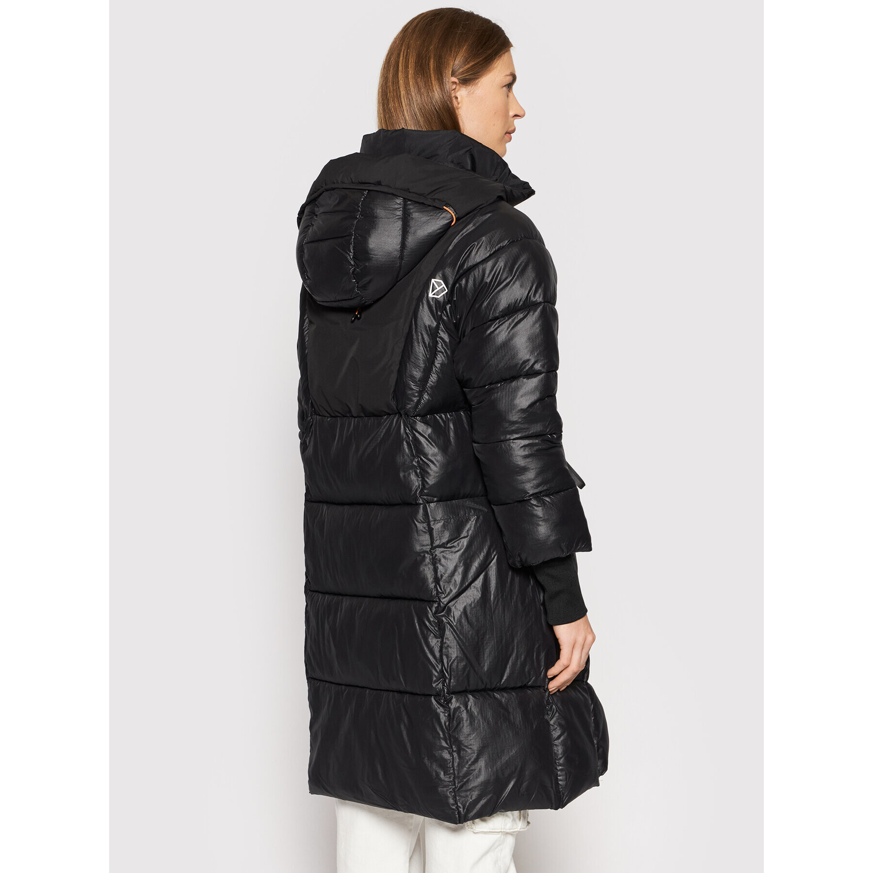 Didriksons Пухено яке Andrea 503880 Черен Relaxed Fit - Pepit.bg