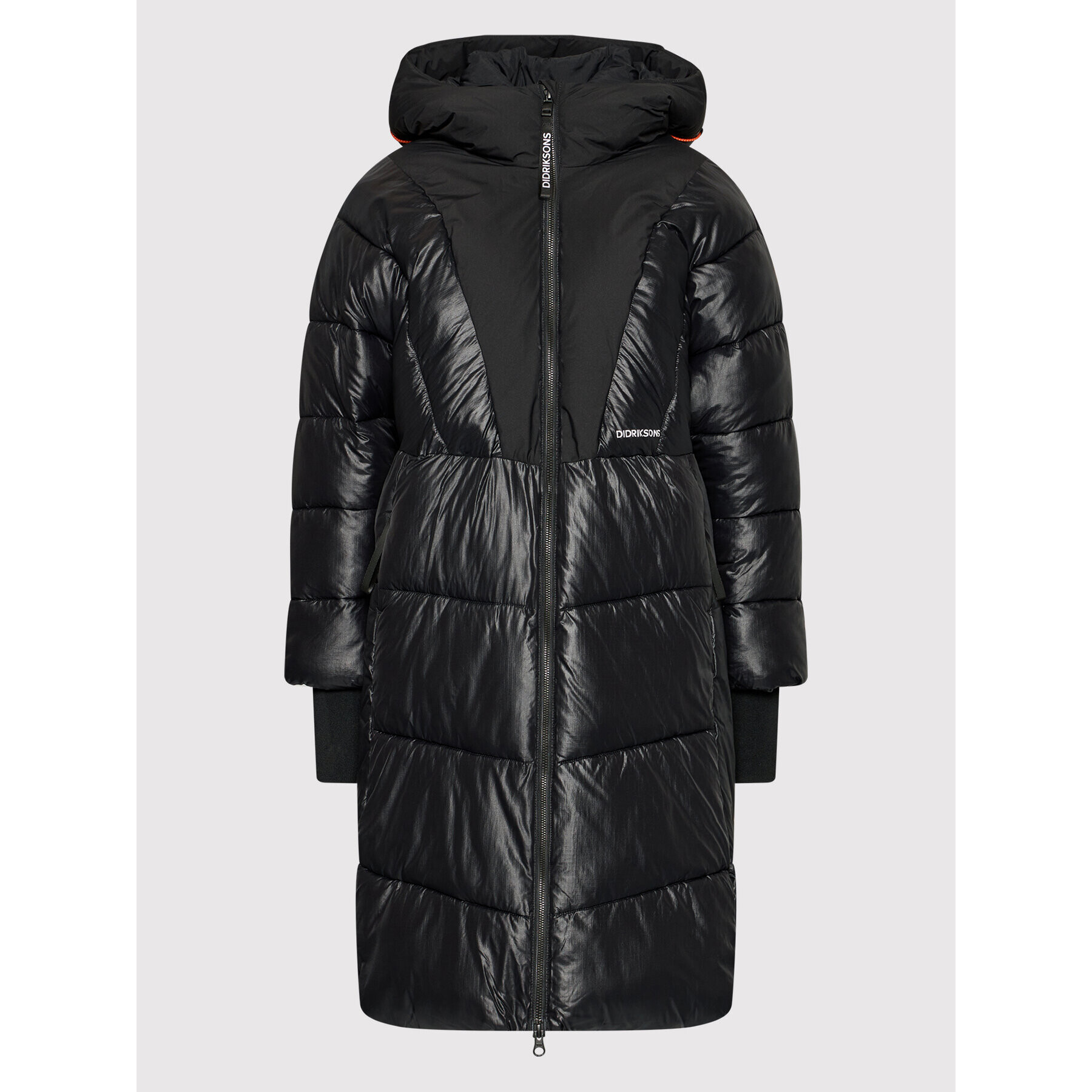 Didriksons Пухено яке Andrea 503880 Черен Relaxed Fit - Pepit.bg