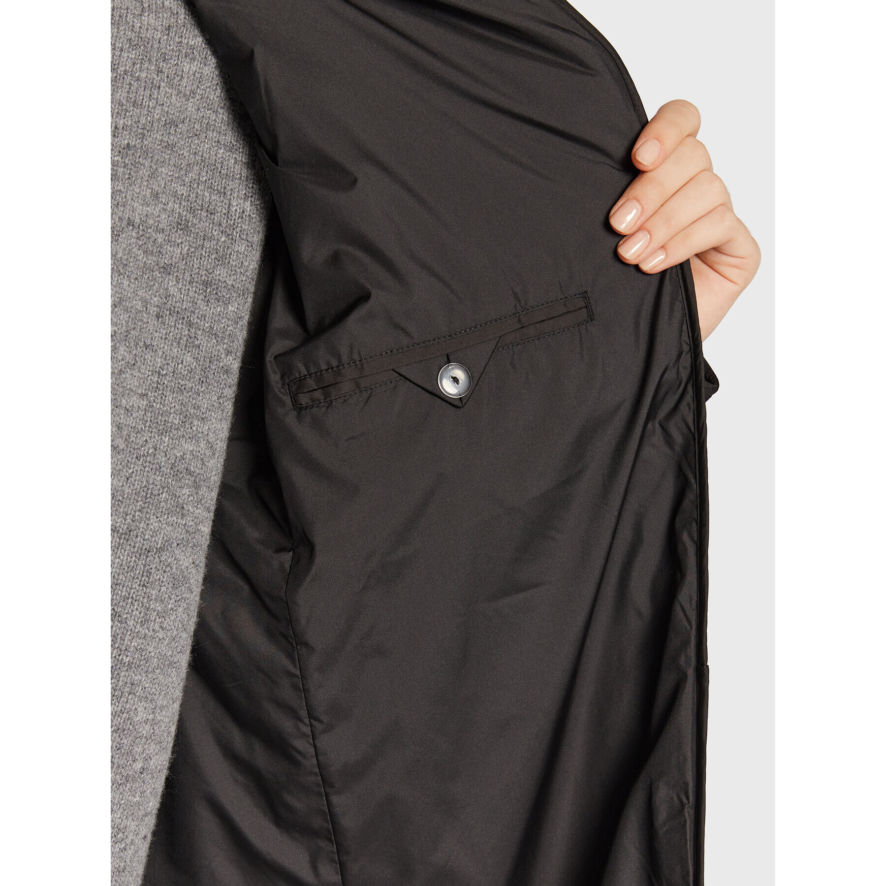 Didriksons Пухено яке Freja 504376 Черен Regular Fit - Pepit.bg