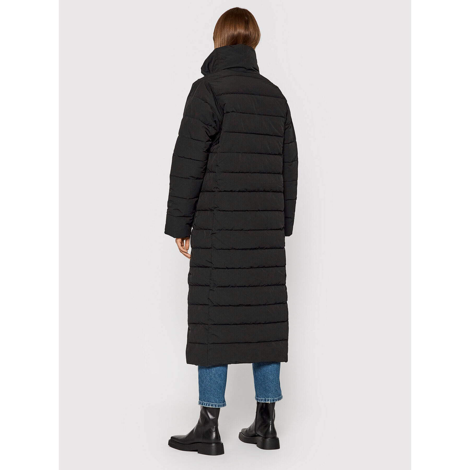 Didriksons Пухено яке Julie 503867 Черен Regular Fit - Pepit.bg