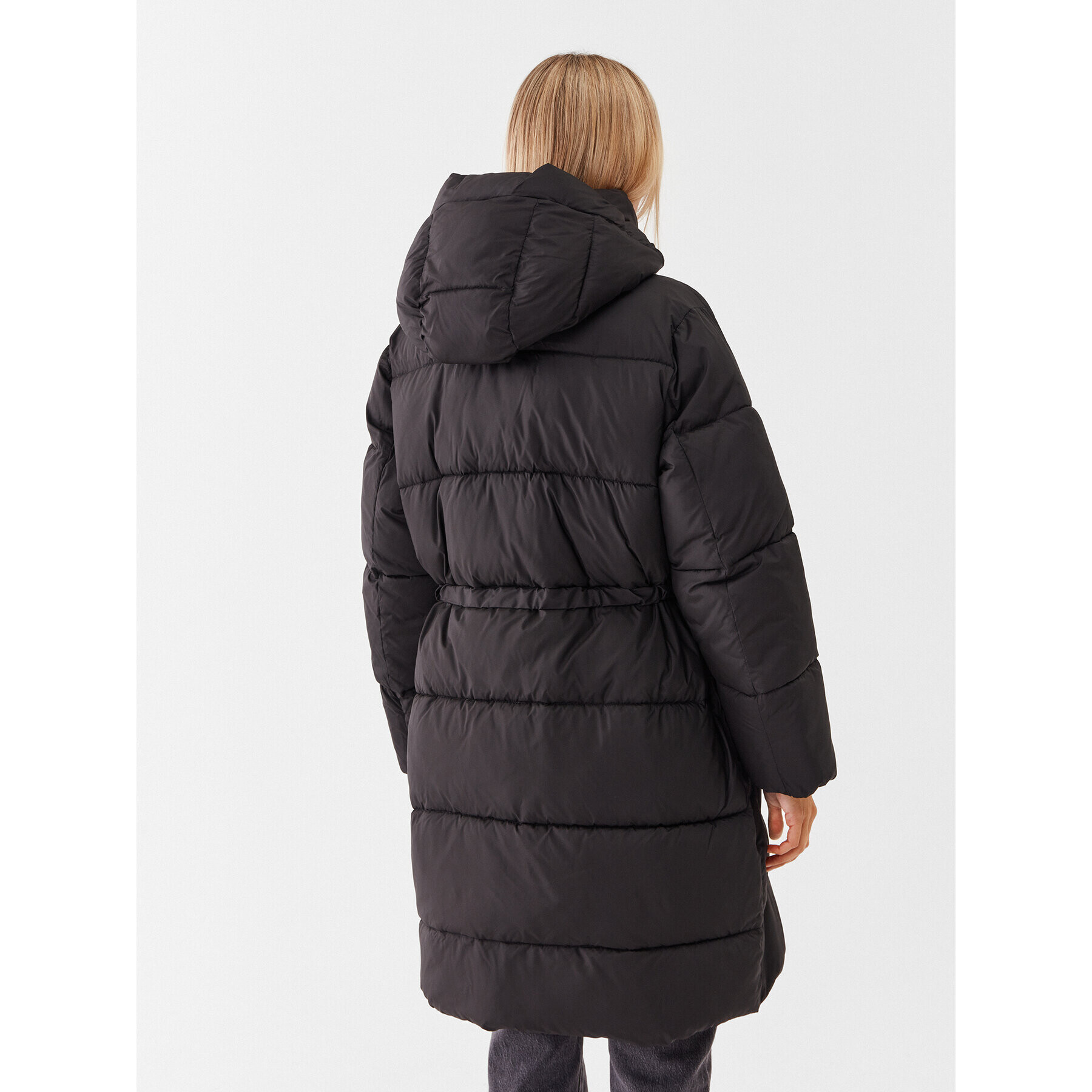 Didriksons Пухено яке Rind 504276 Черен Oversize - Pepit.bg