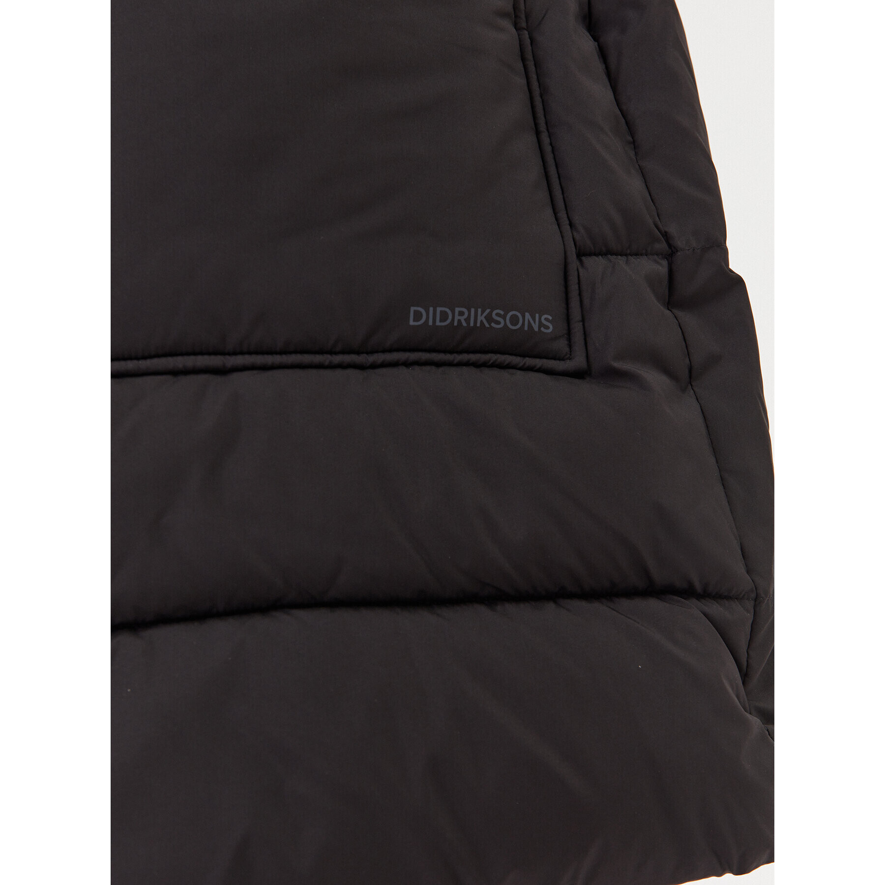 Didriksons Пухено яке Rind 504276 Черен Oversize - Pepit.bg