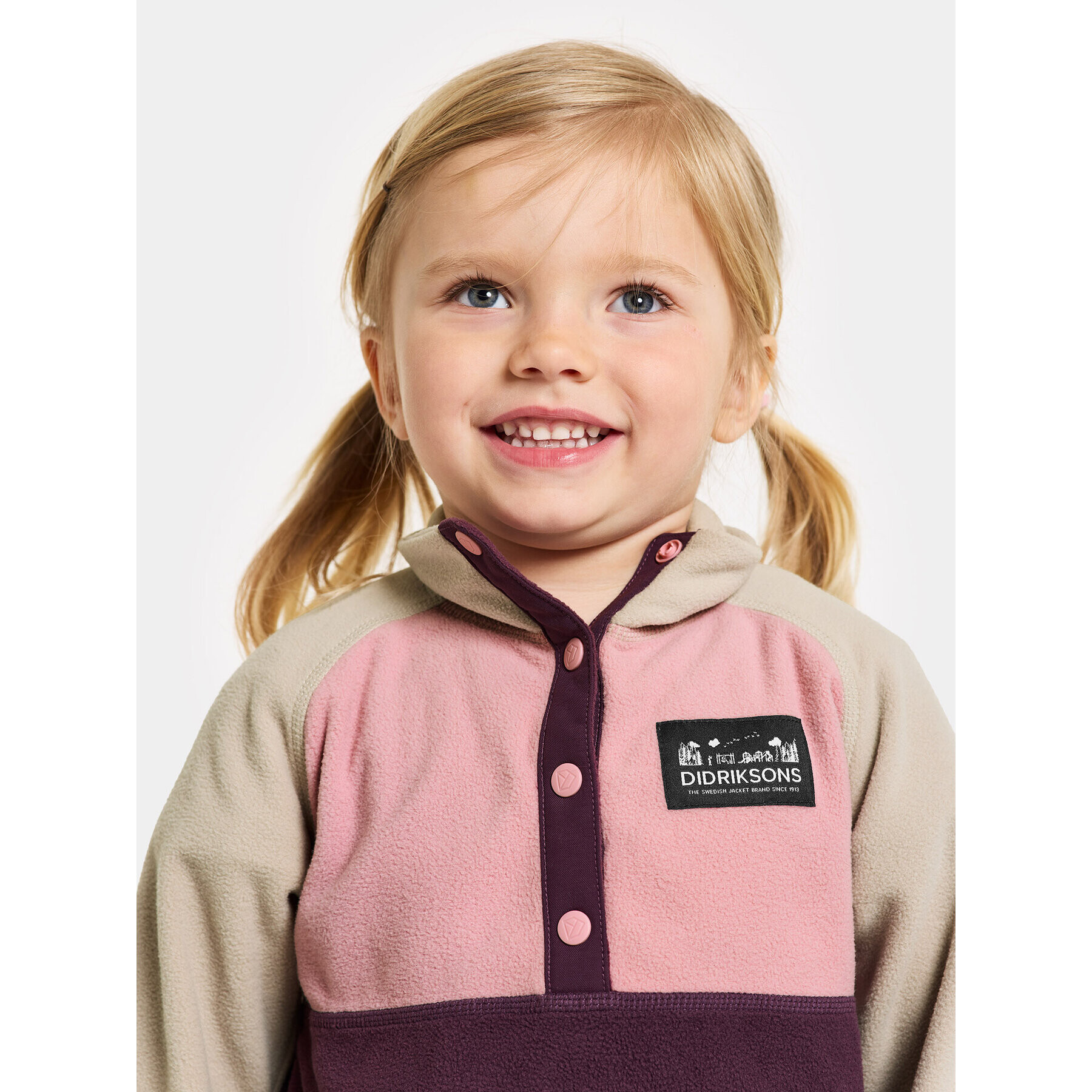 Didriksons Суитшърт Monte Kids Half Butt 505008 Виолетов Regular Fit - Pepit.bg