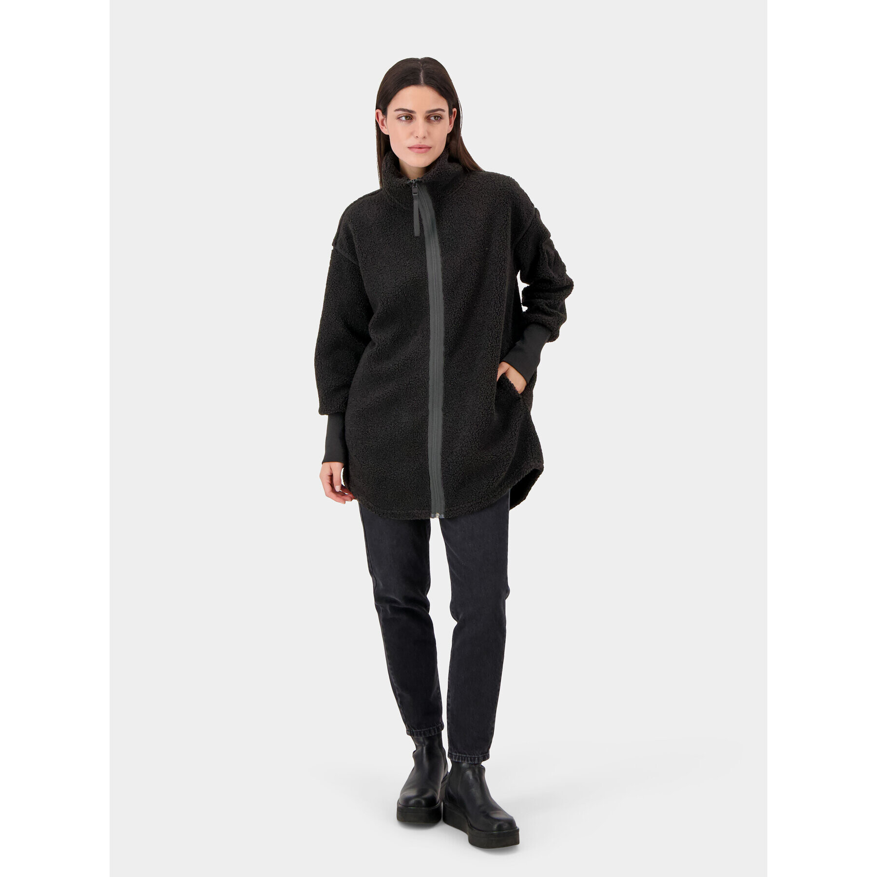 Didriksons Суитшърт Sally 504763 Черен Regular Fit - Pepit.bg