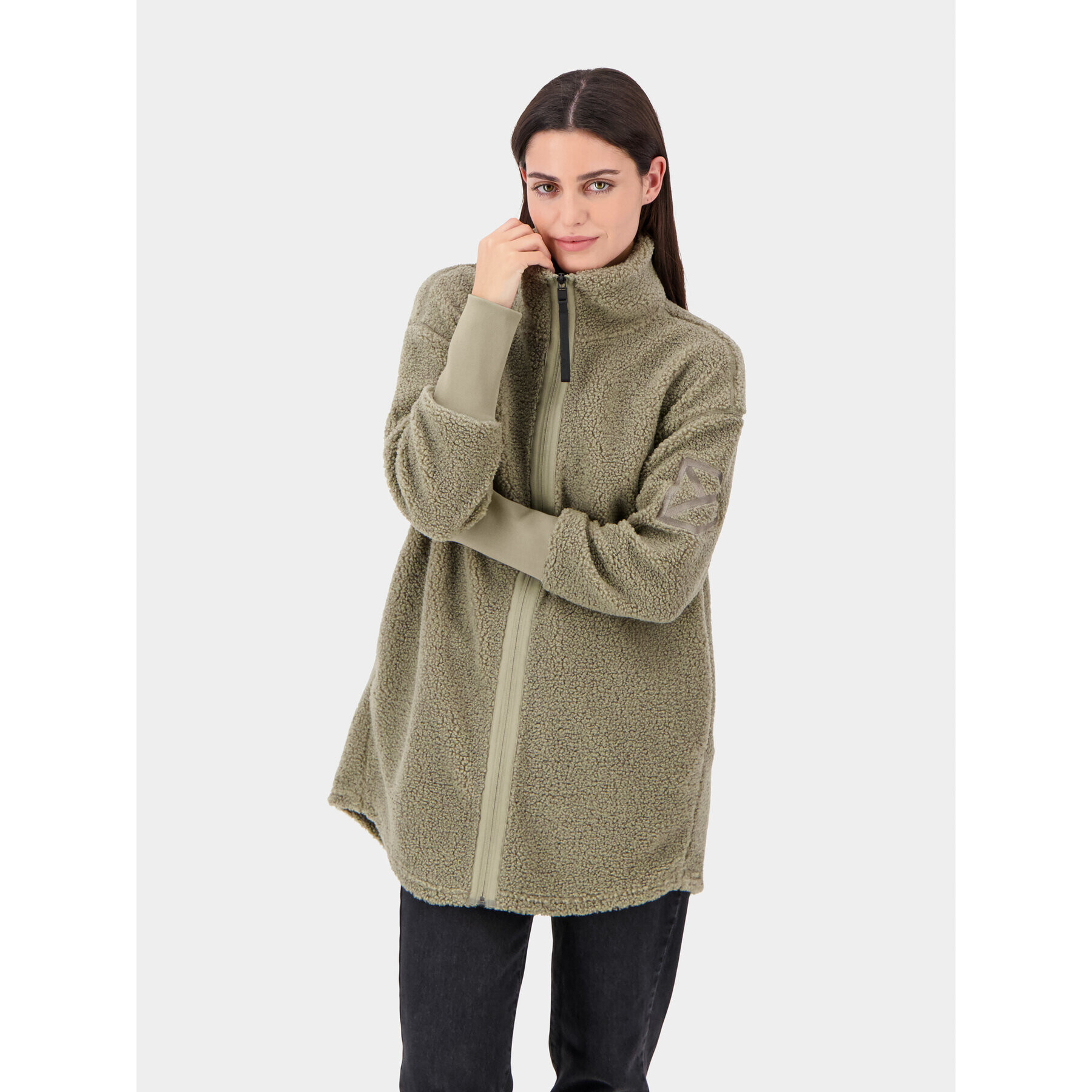 Didriksons Суитшърт Sally 504763 Зелен Regular Fit - Pepit.bg