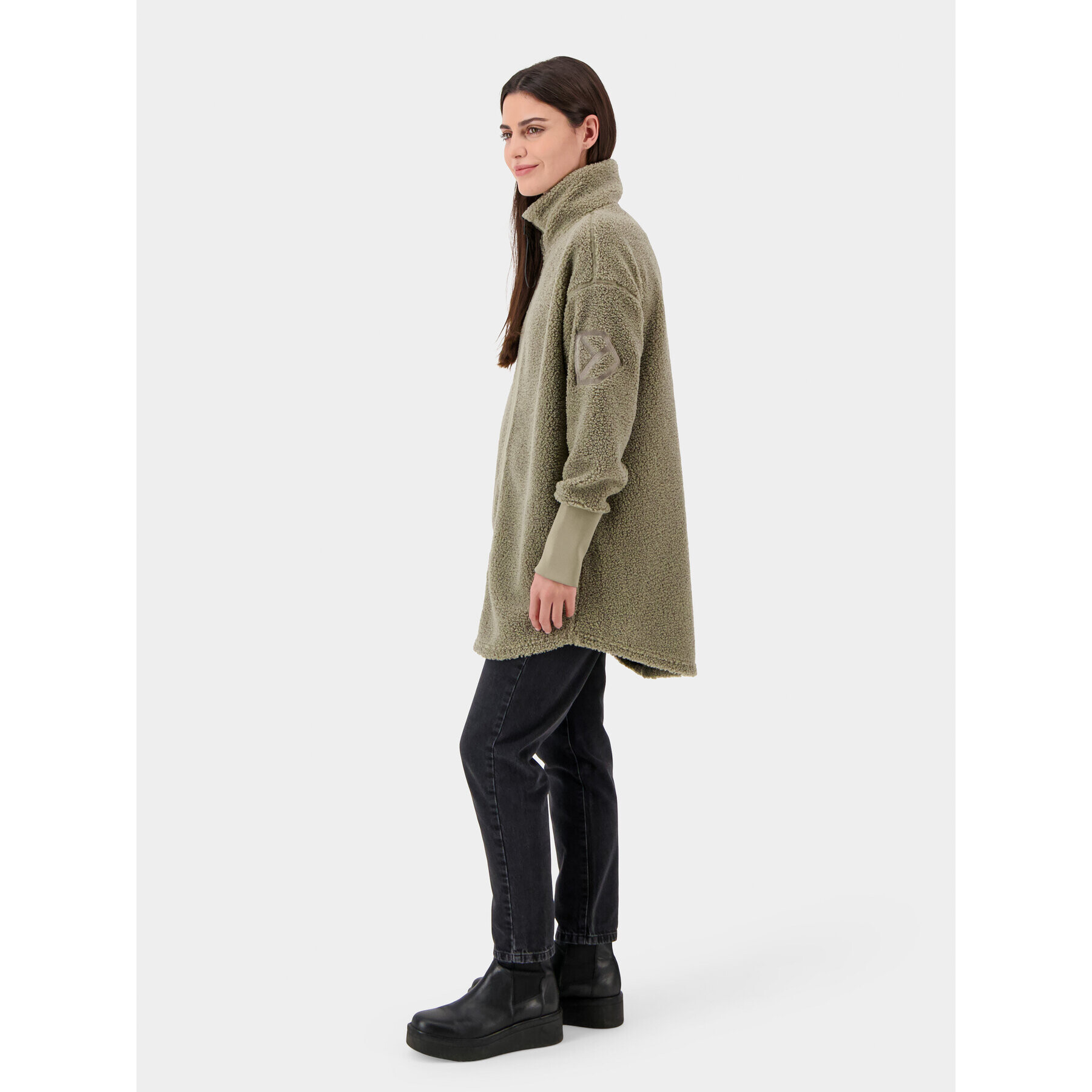 Didriksons Суитшърт Sally 504763 Зелен Regular Fit - Pepit.bg