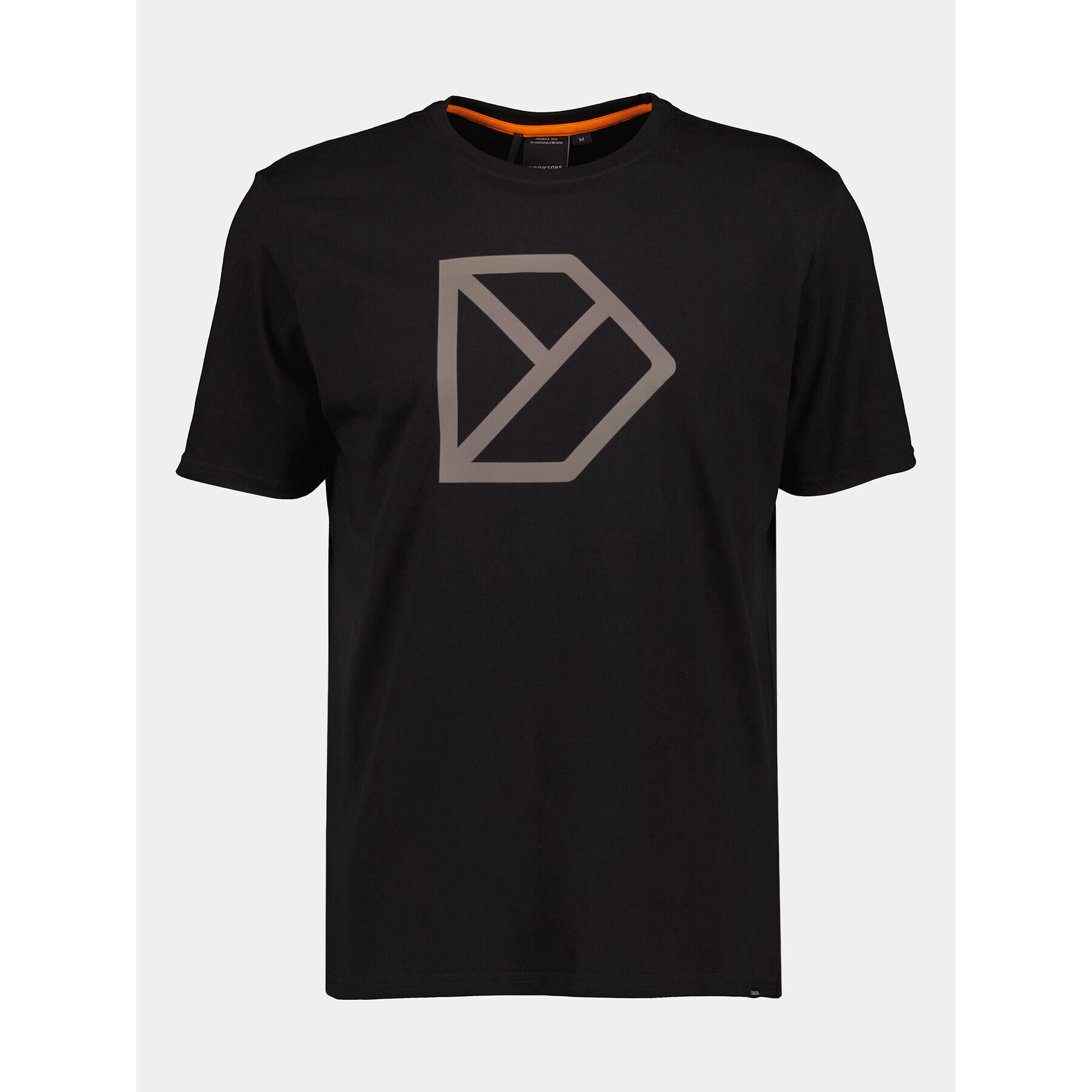 Didriksons Тишърт D-Logo Usx T-Shirt 505096 Черен Regular Fit - Pepit.bg