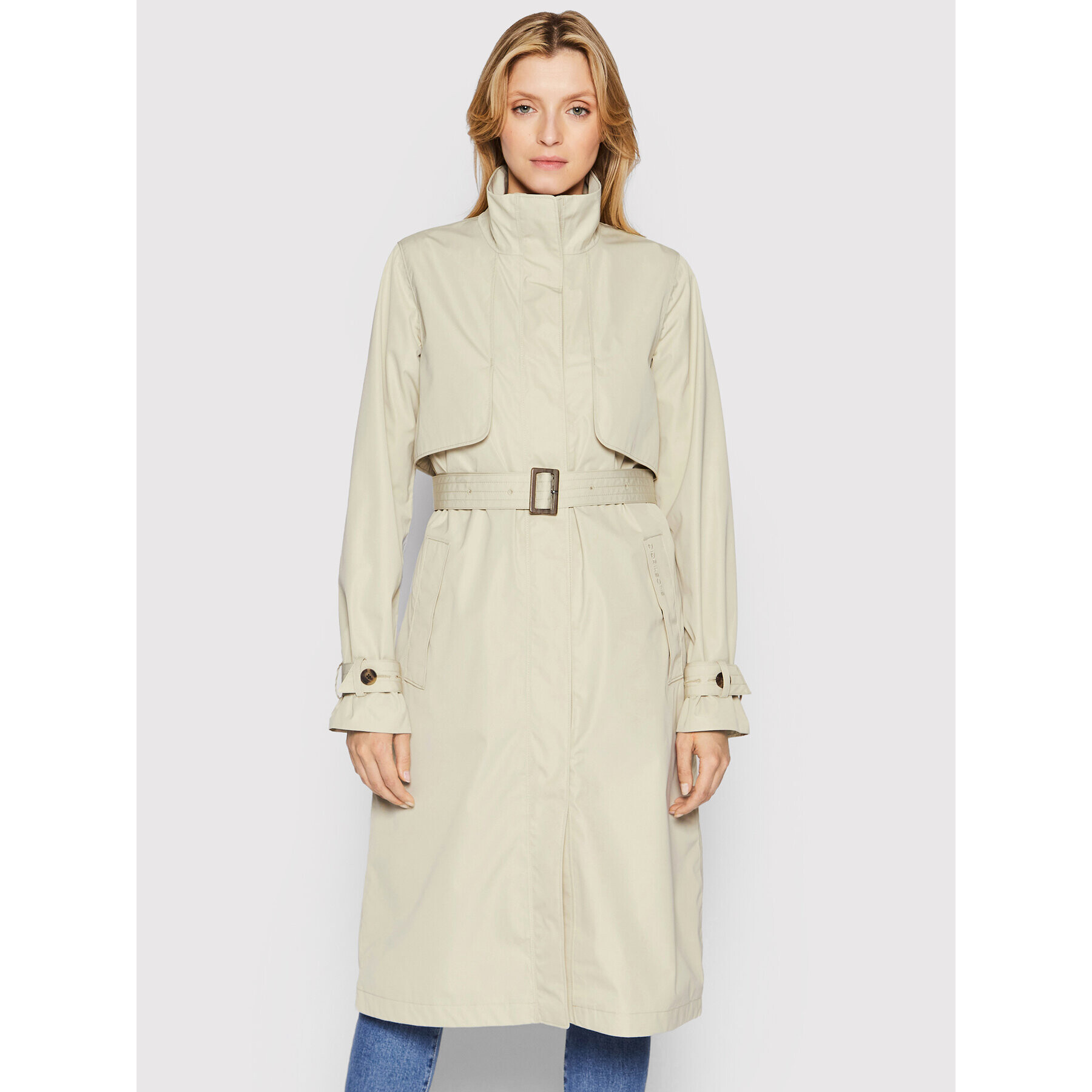 Didriksons Тренч Lova 504026 Бежов Regular Fit - Pepit.bg