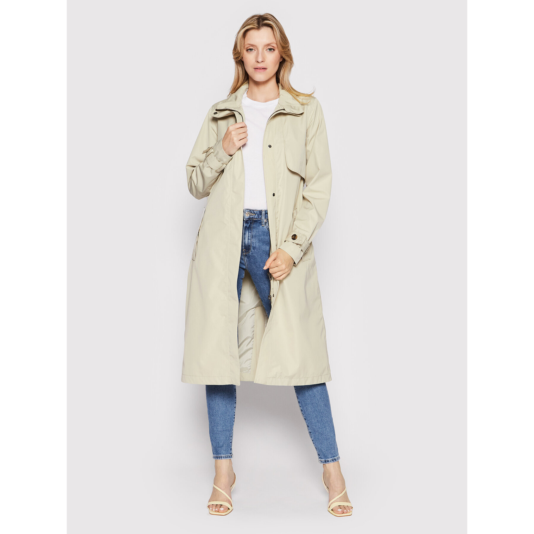 Didriksons Тренч Lova 504026 Бежов Regular Fit - Pepit.bg