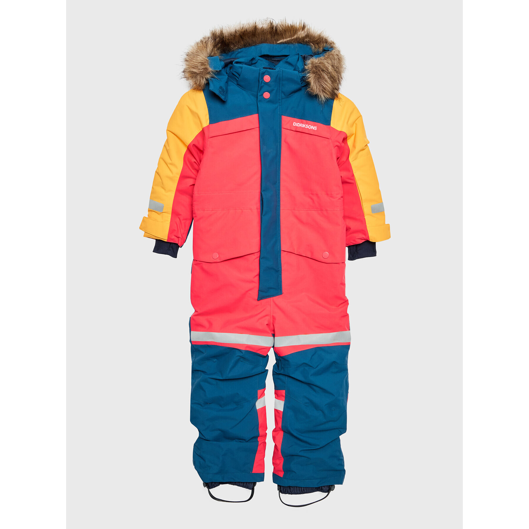 Didriksons Зимен детски гащеризон Bjärven 504579 Розов Regular Fit - Pepit.bg