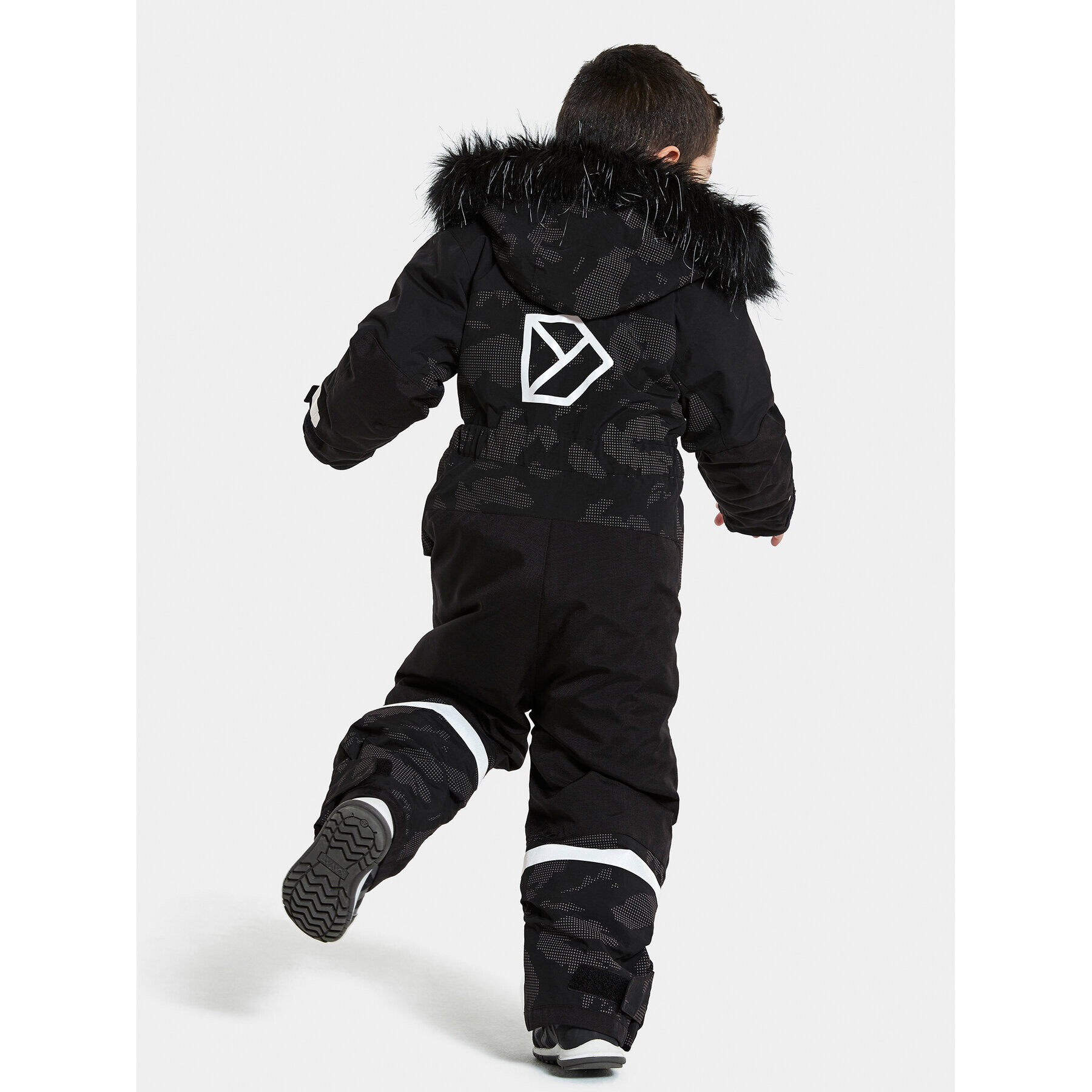 Didriksons Зимен детски гащеризон Bjärven Special Edition 504338 Черен Regular Fit - Pepit.bg