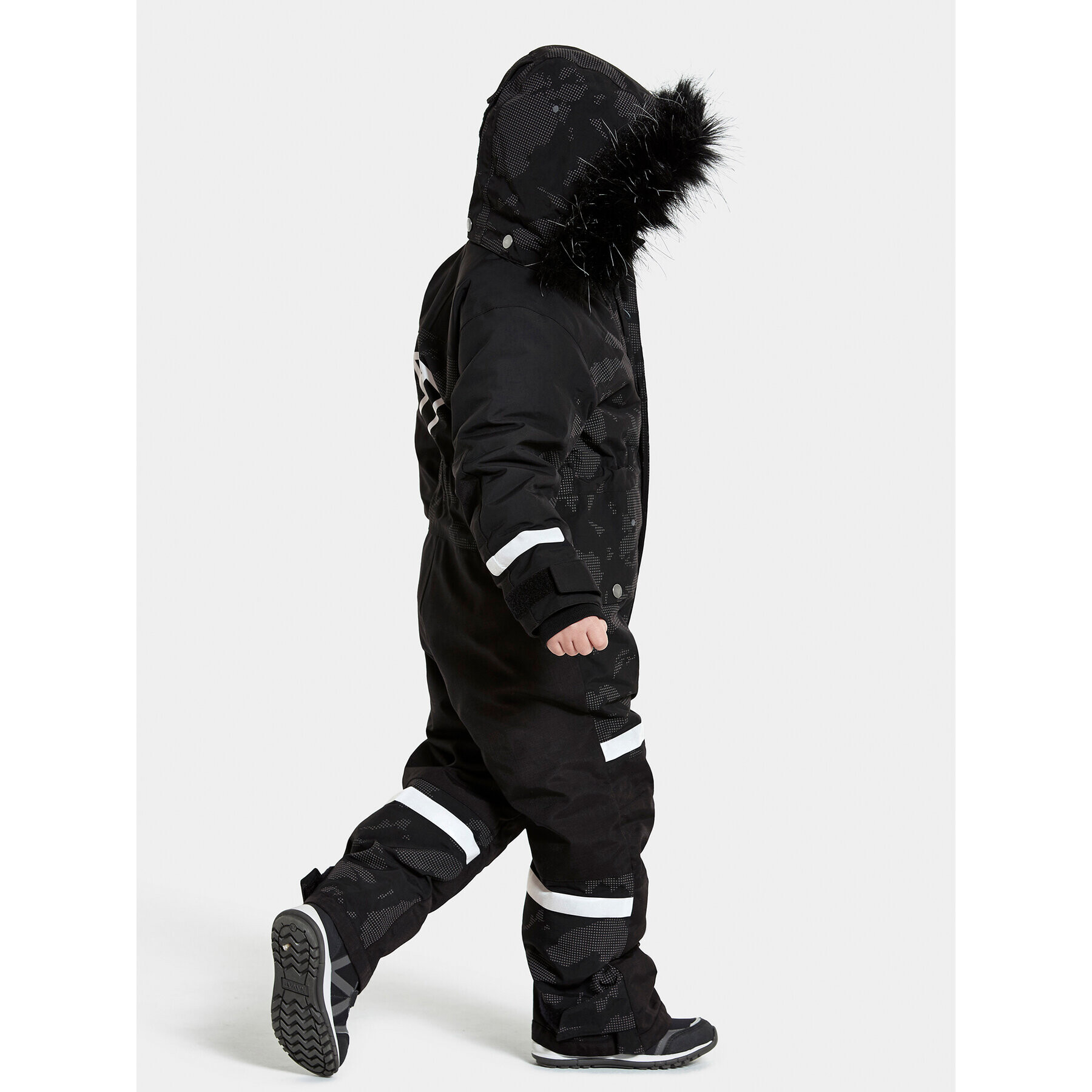 Didriksons Зимен детски гащеризон Bjärven Special Edition 504338 Черен Regular Fit - Pepit.bg