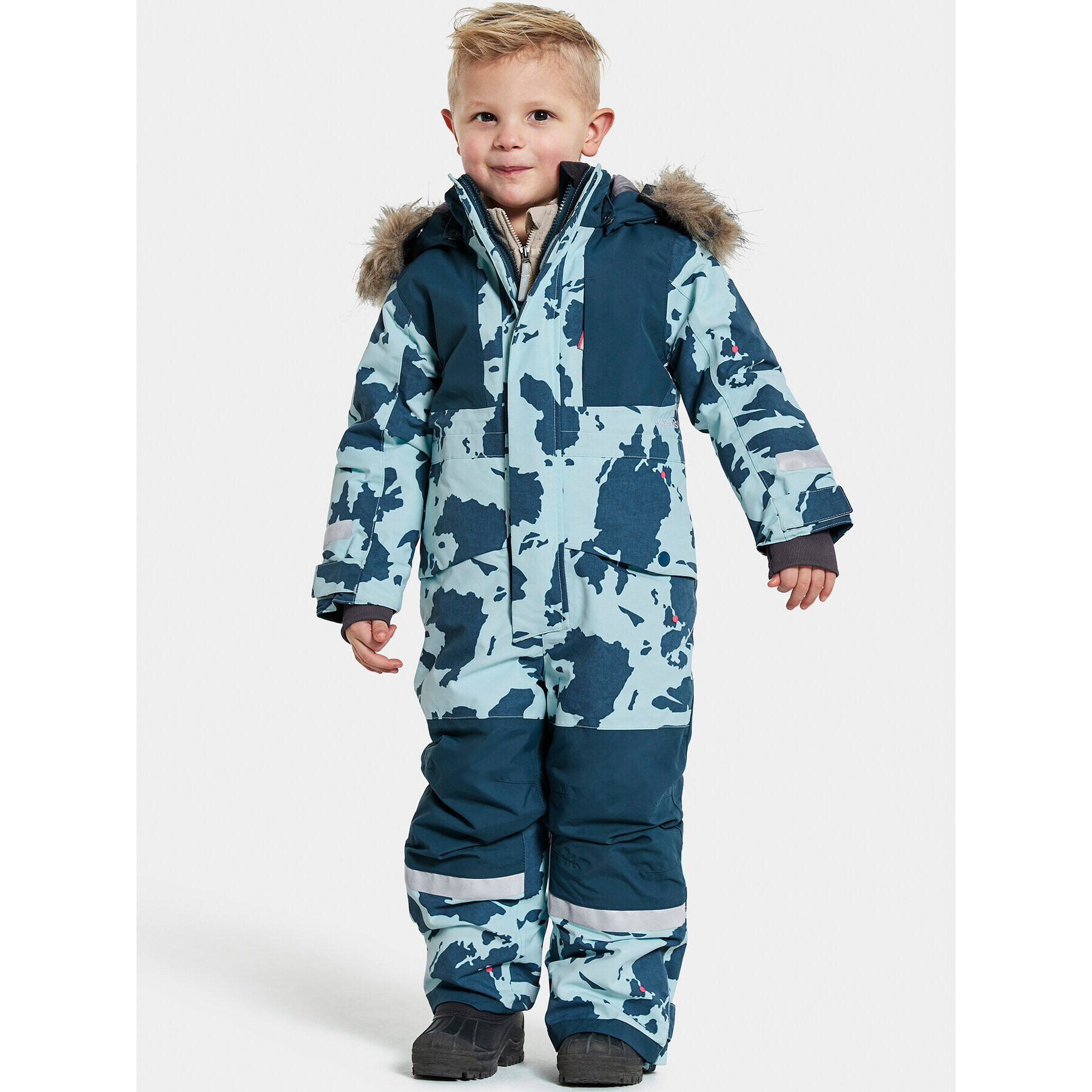 Didriksons Зимен детски гащеризон Björnen 504463 Син Regular Fit - Pepit.bg