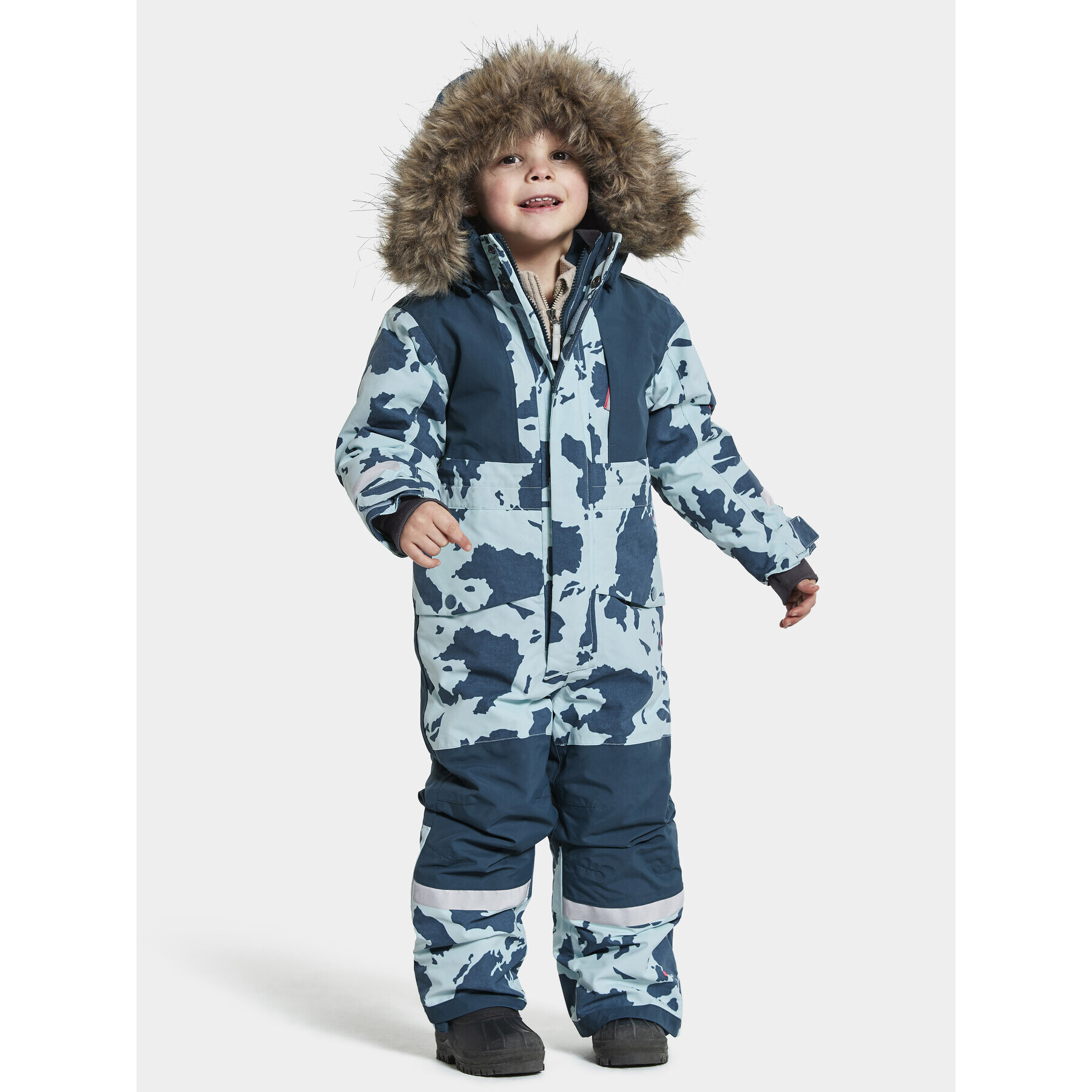 Didriksons Зимен детски гащеризон Björnen 504463 Син Regular Fit - Pepit.bg