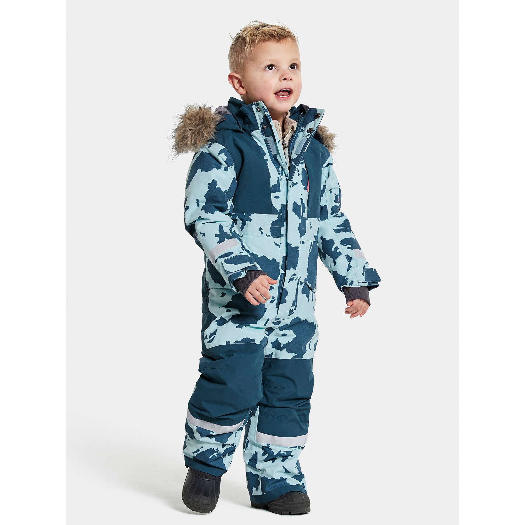 Didriksons Зимен детски гащеризон Björnen 504463 Син Regular Fit - Pepit.bg