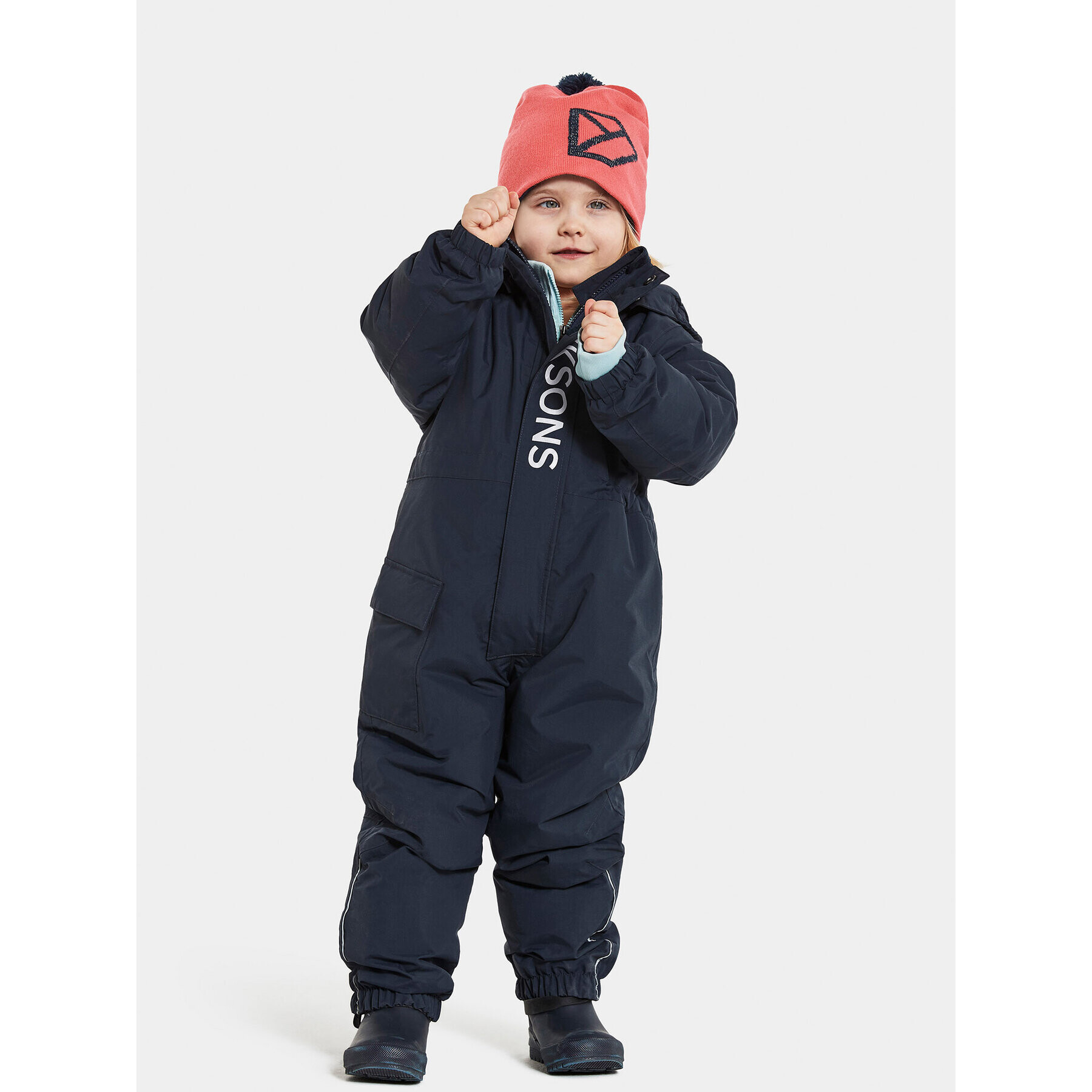 Didriksons Зимен детски гащеризон Rio 504402 Тъмносин Regular Fit - Pepit.bg