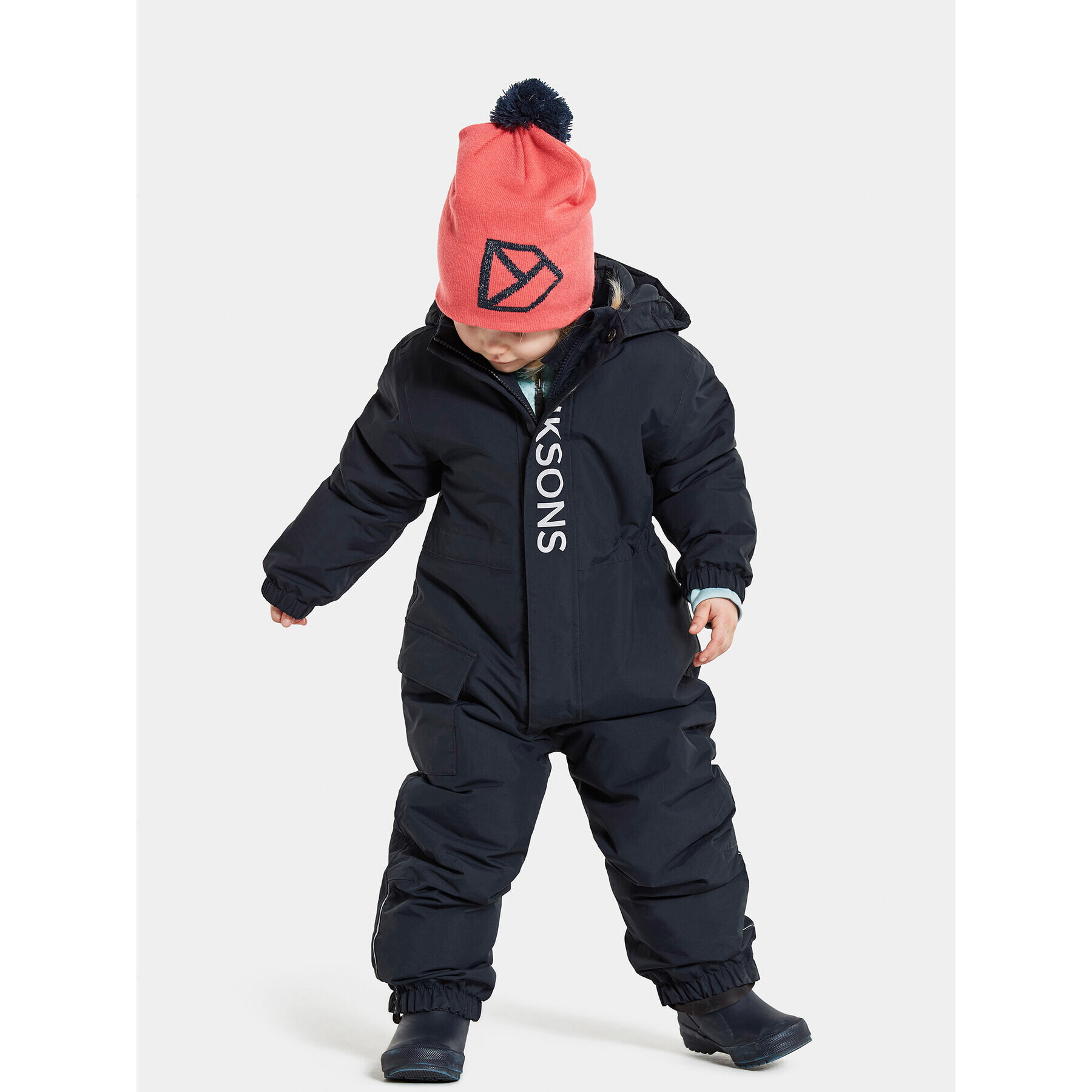 Didriksons Зимен детски гащеризон Rio 504402 Тъмносин Regular Fit - Pepit.bg