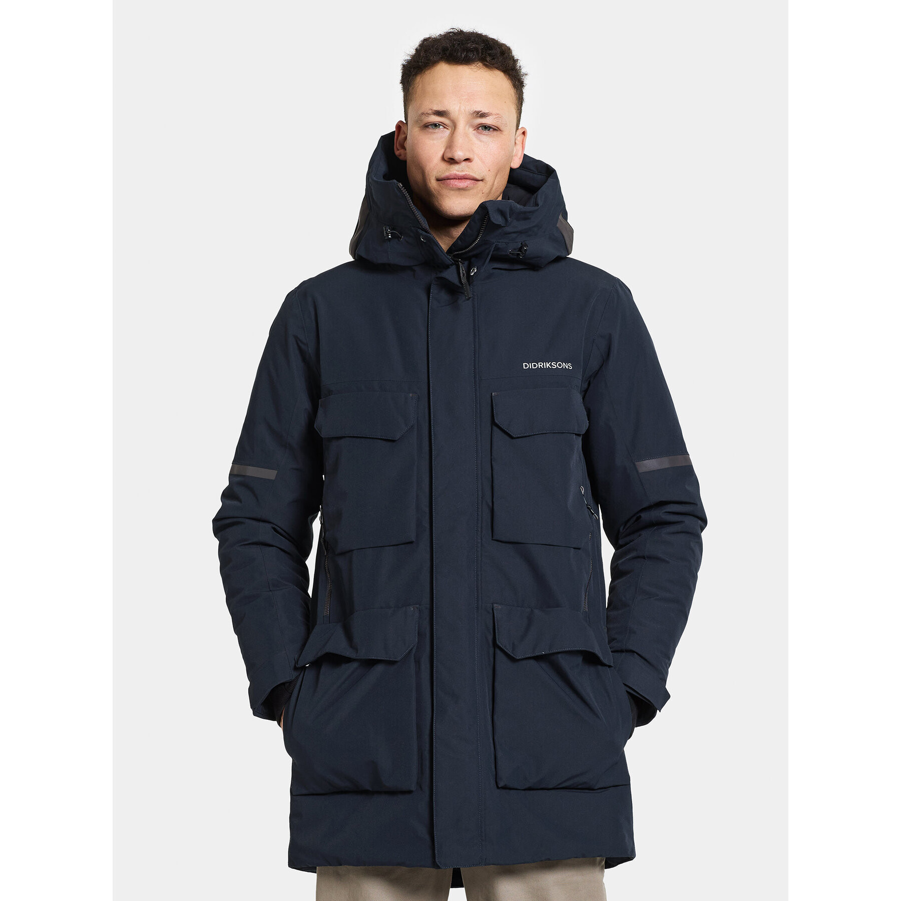 Didriksons Зимно яке Drew Usx Parka 7 504853 Тъмносин Standard Fit - Pepit.bg