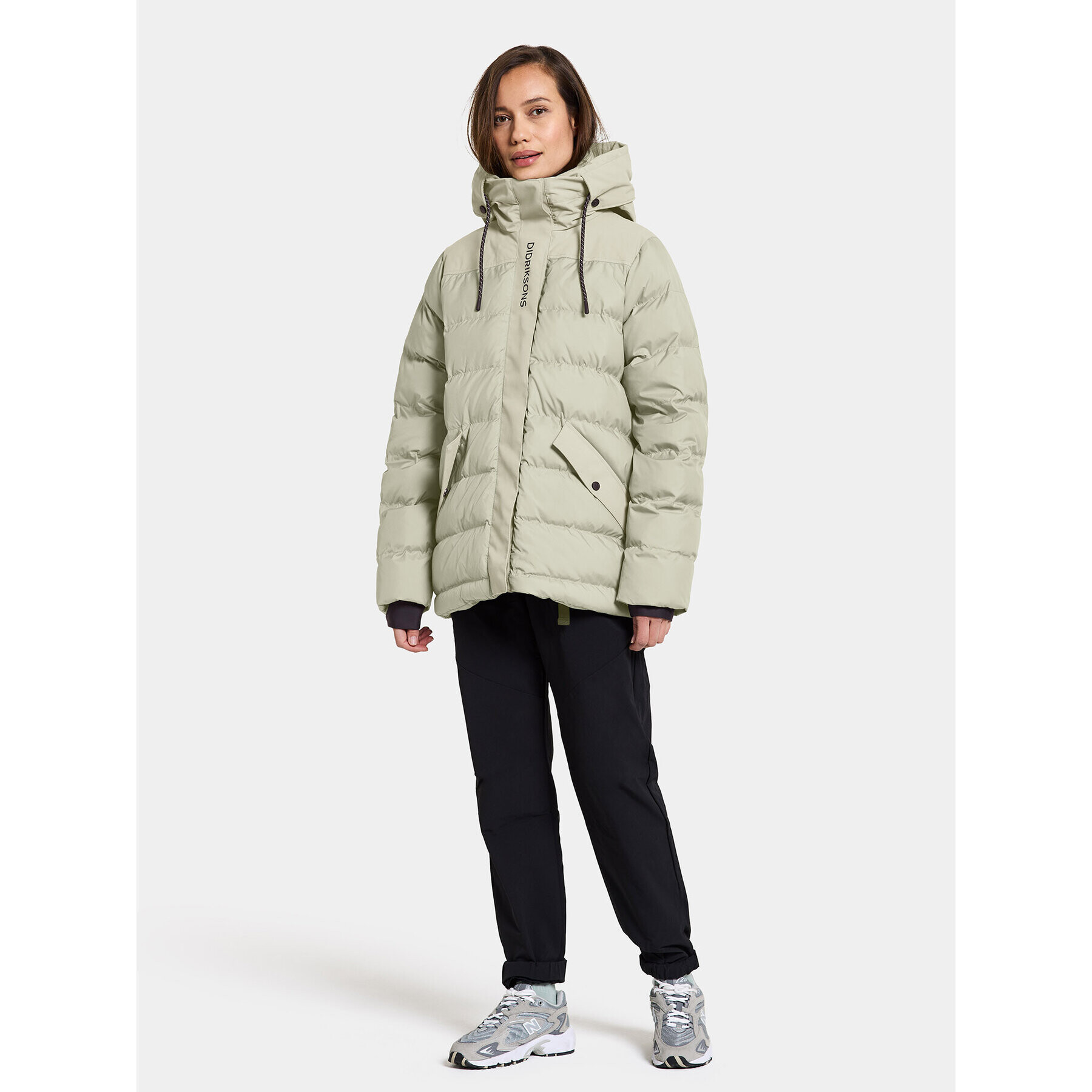 Didriksons Зимно яке Filippa Wns Jkt 2 504834 Зелен Regular Fit - Pepit.bg