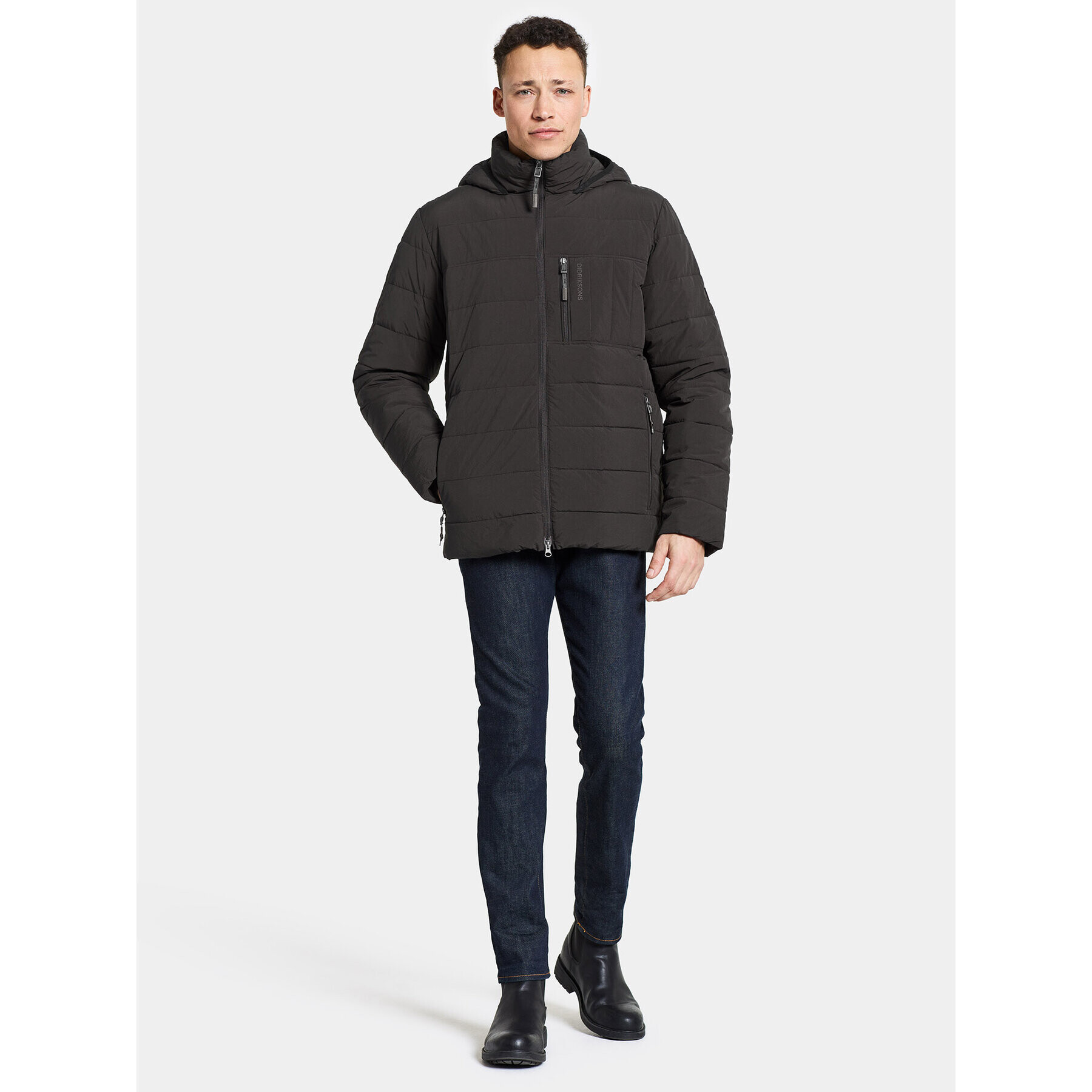 Didriksons Зимно яке Jona Usx Jkt 504923 Черен Regular Fit - Pepit.bg