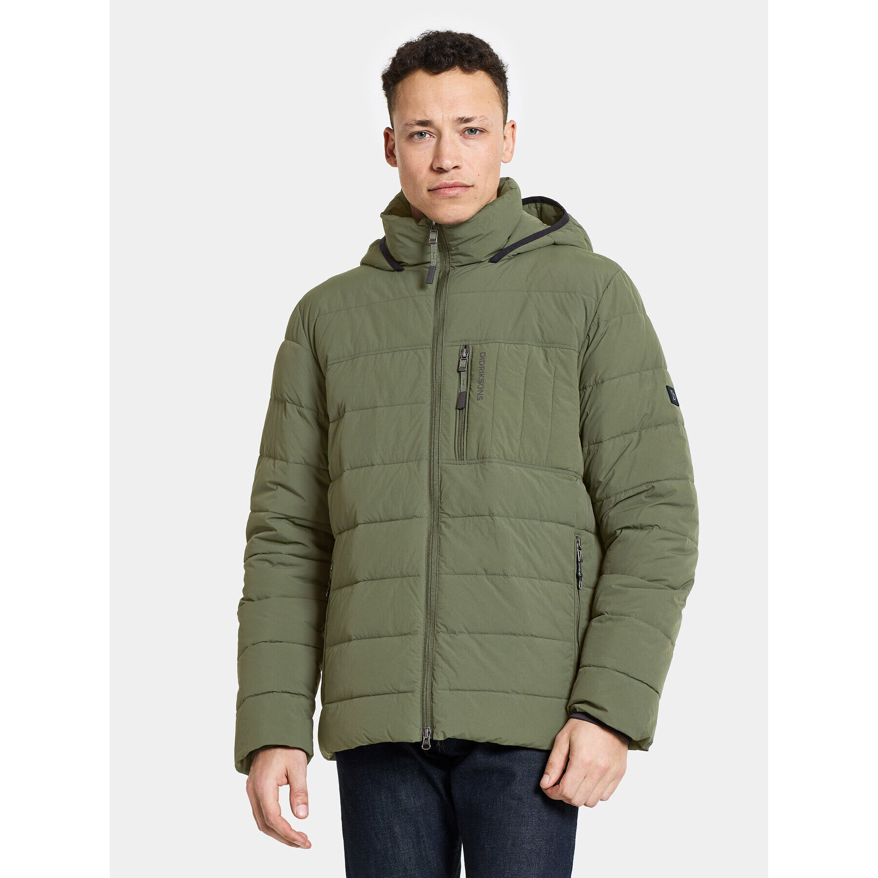 Didriksons Зимно яке Jona Usx Jkt 504923 Зелен Regular Fit - Pepit.bg