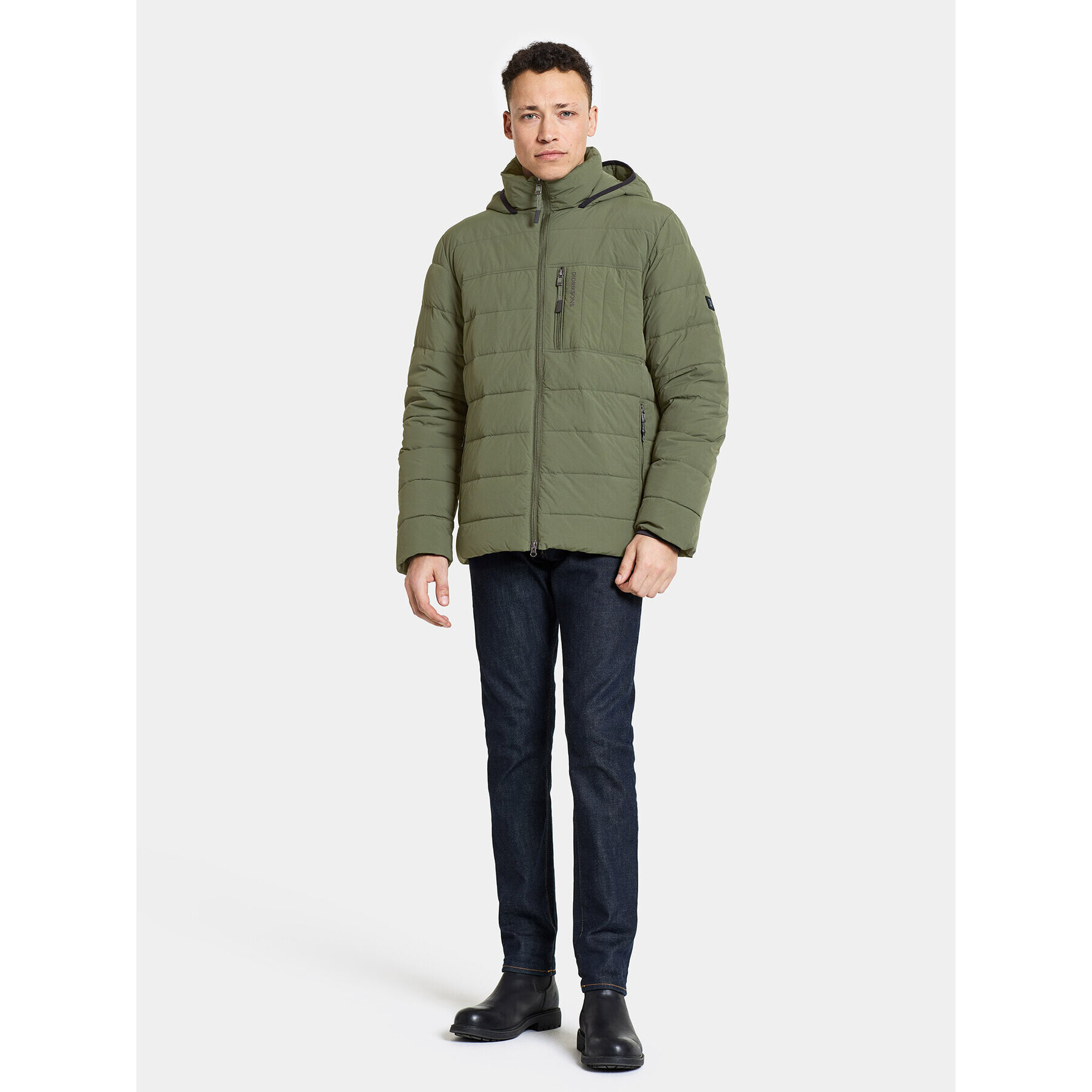 Didriksons Зимно яке Jona Usx Jkt 504923 Зелен Regular Fit - Pepit.bg