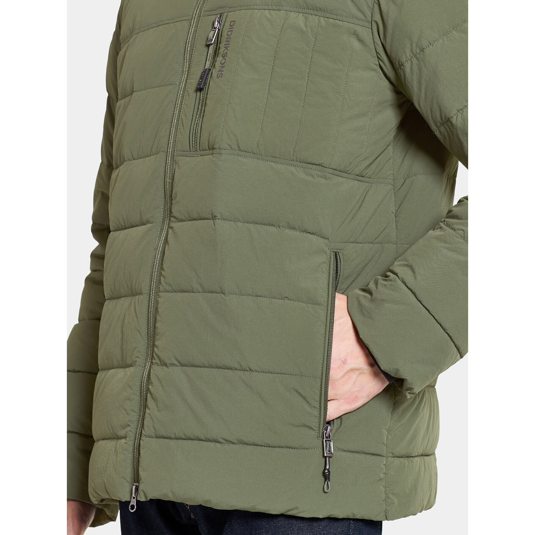 Didriksons Зимно яке Jona Usx Jkt 504923 Зелен Regular Fit - Pepit.bg