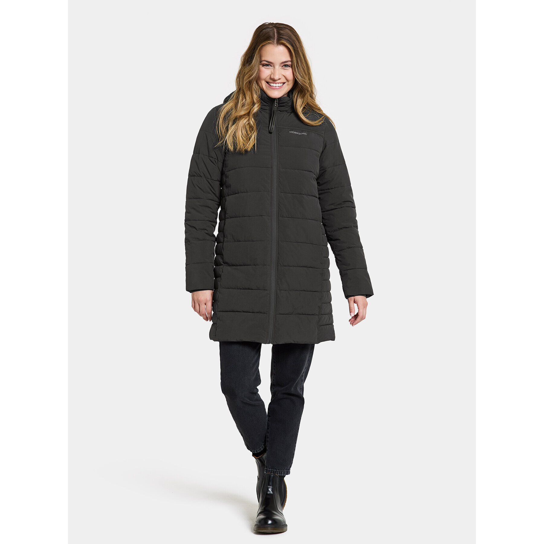 Didriksons Зимно яке Katrin Wns Parka 505088 Черен Standard Fit - Pepit.bg