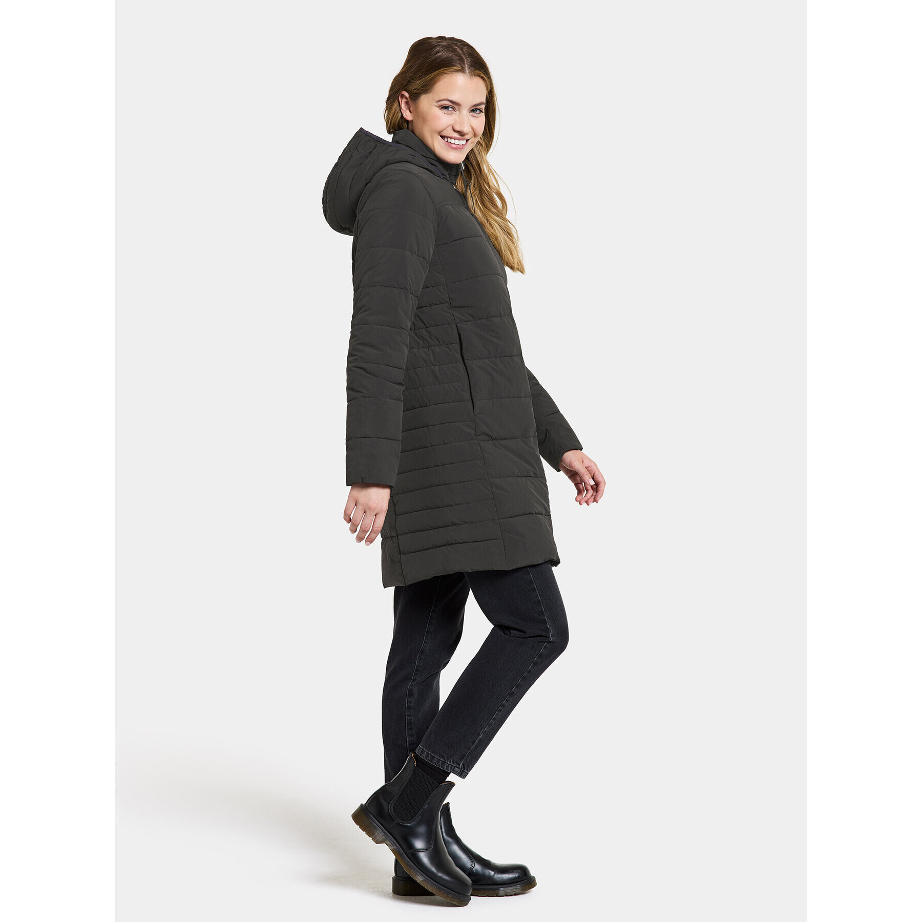 Didriksons Зимно яке Katrin Wns Parka 505088 Черен Standard Fit - Pepit.bg