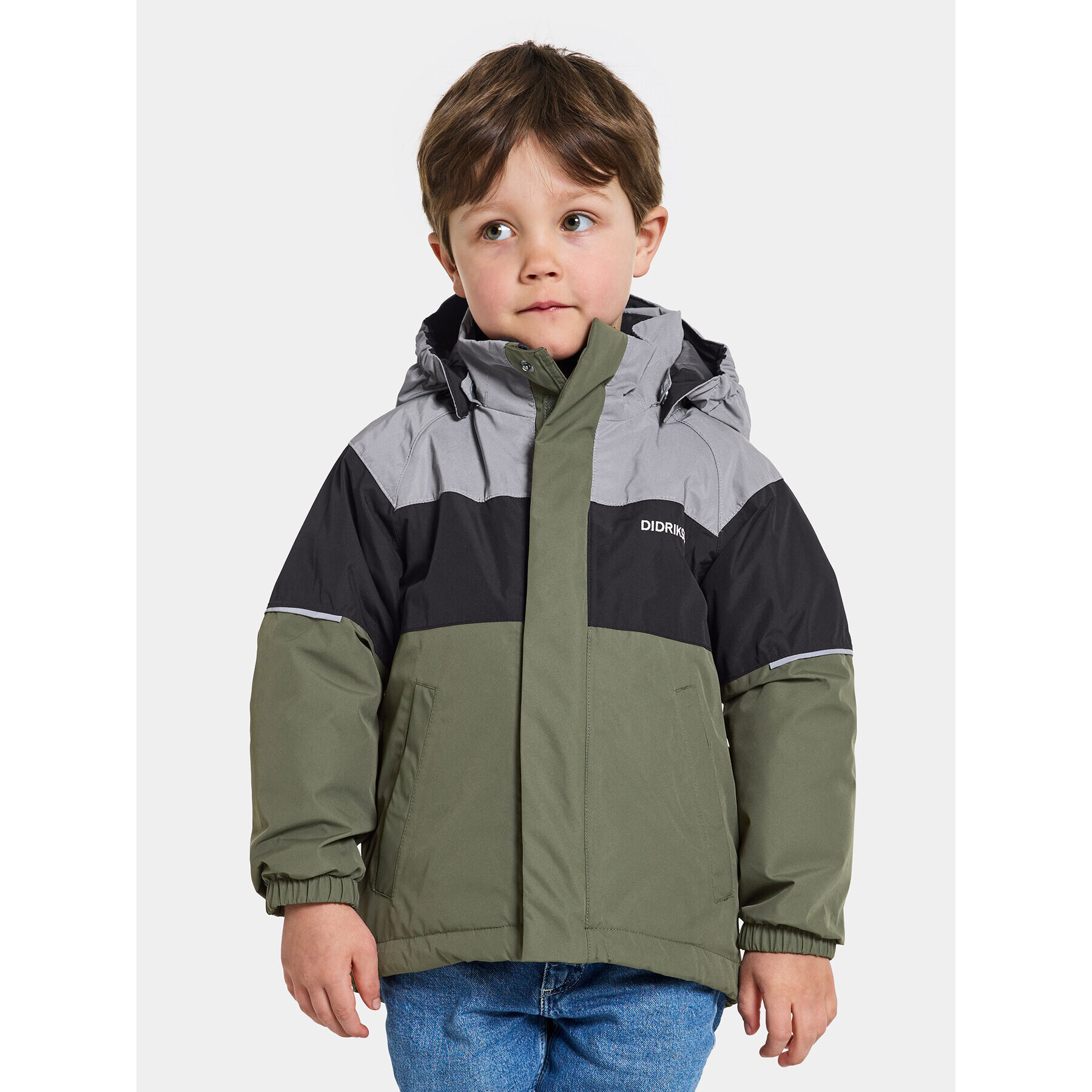 Didriksons Зимно яке Lux Kids Jacket 2 504901 Зелен - Pepit.bg