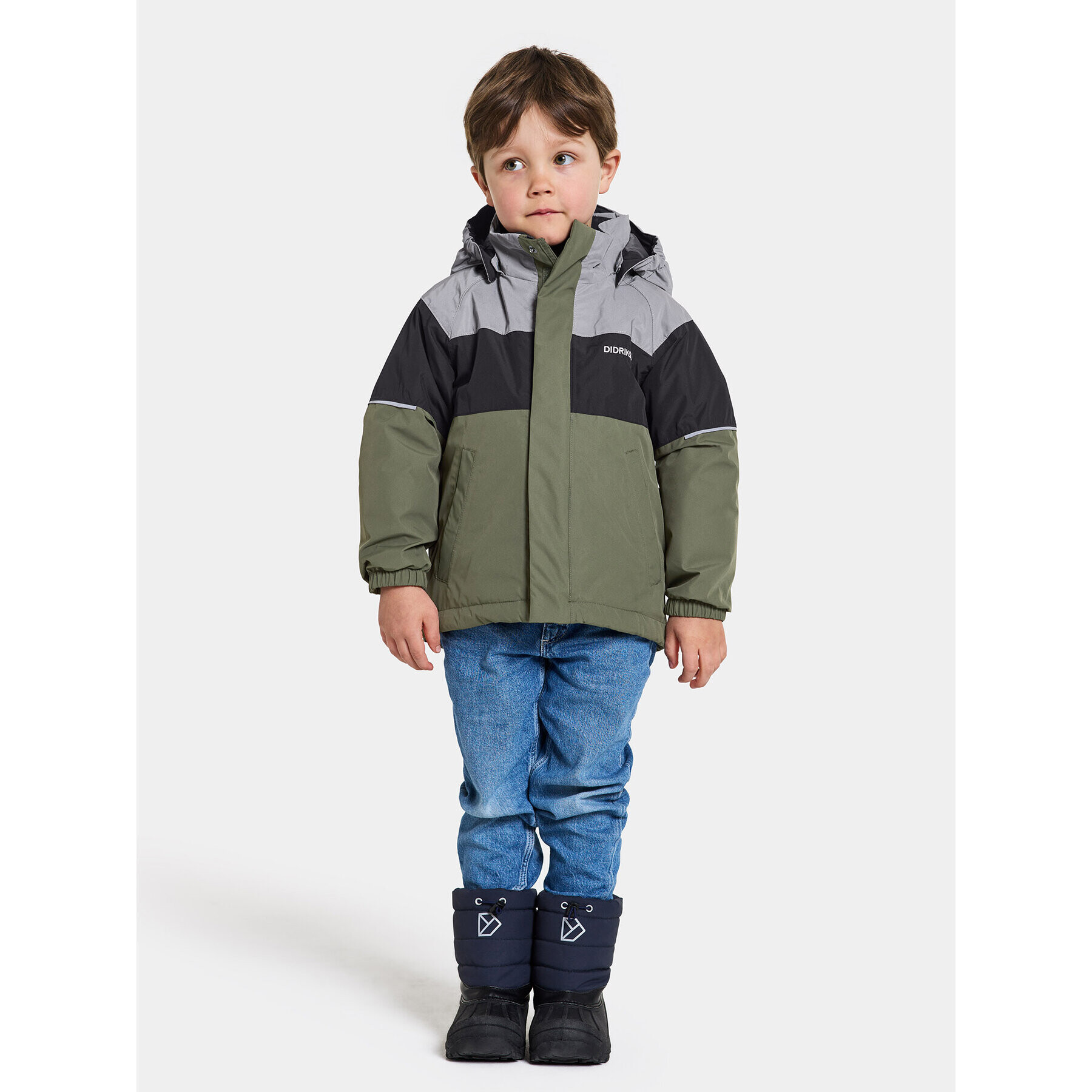Didriksons Зимно яке Lux Kids Jacket 2 504901 Зелен - Pepit.bg