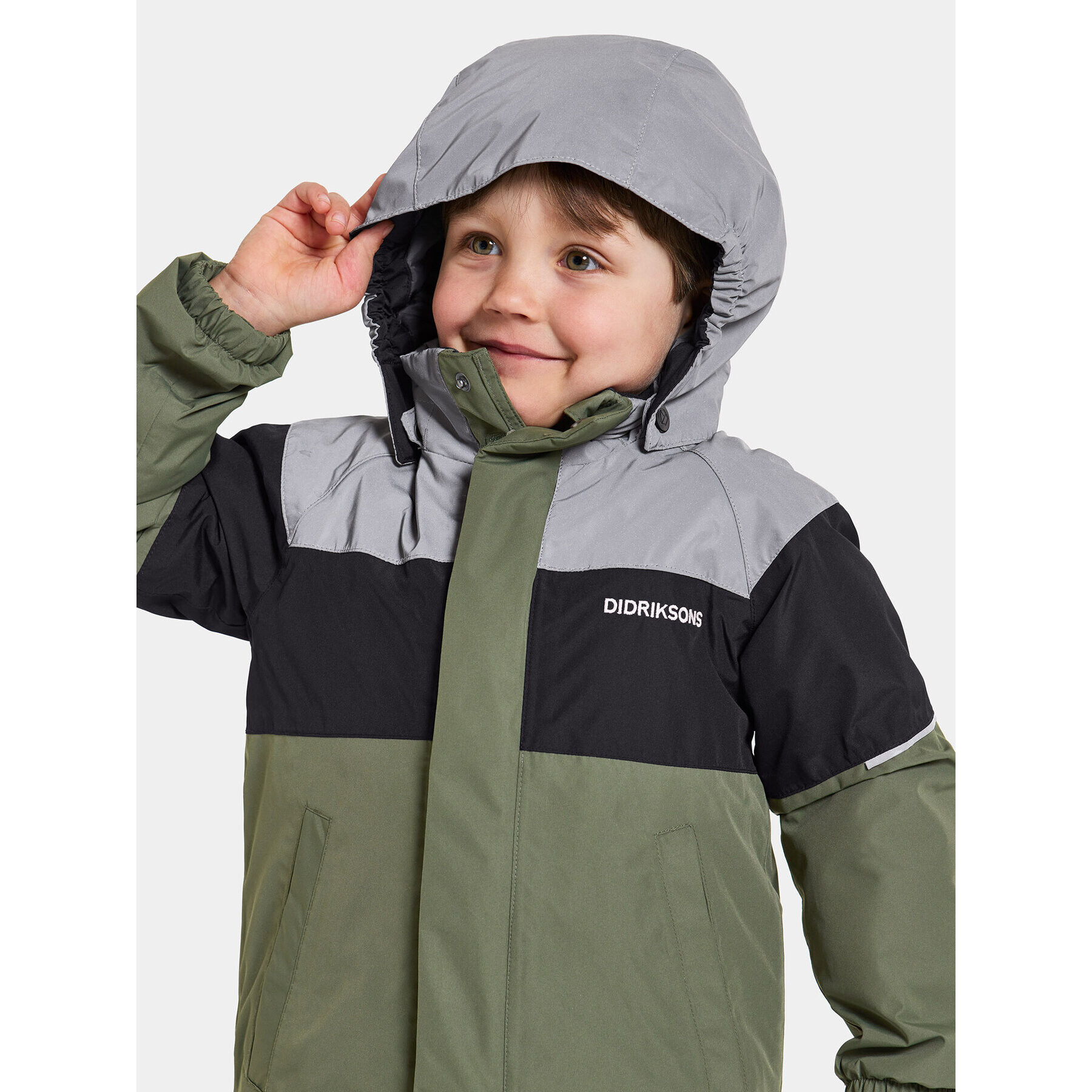 Didriksons Зимно яке Lux Kids Jacket 2 504901 Зелен - Pepit.bg