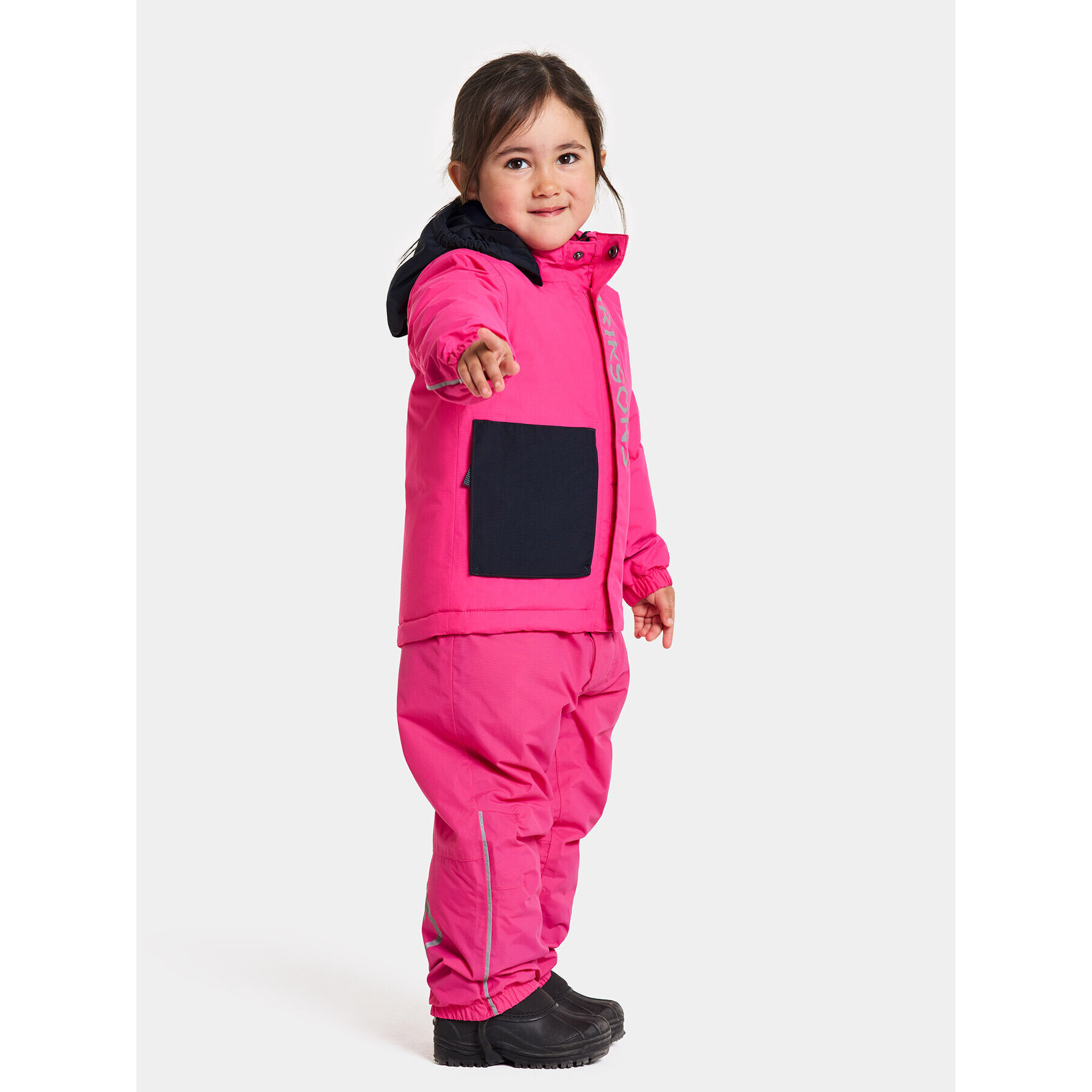 Didriksons Зимно яке Rio Kids Jkt 2 504971 Розов - Pepit.bg