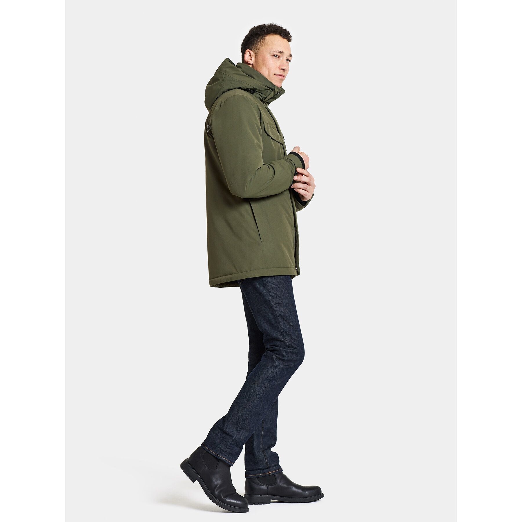 Didriksons Зимно яке Stefan Usx Jkt 505041 Зелен Regular Fit - Pepit.bg