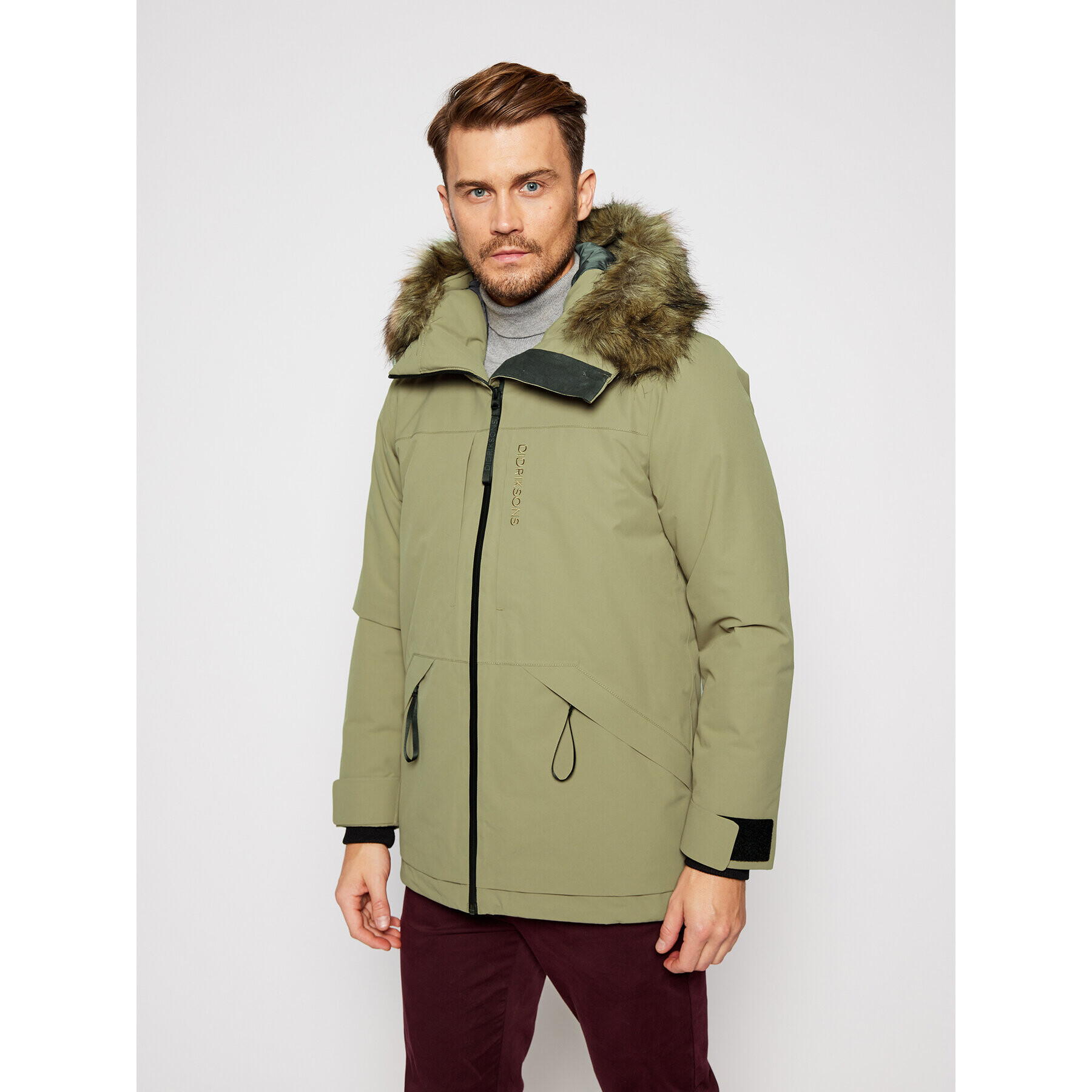 Didriksons Зимно яке Lasso 503445 Бежов Regular Fit - Pepit.bg