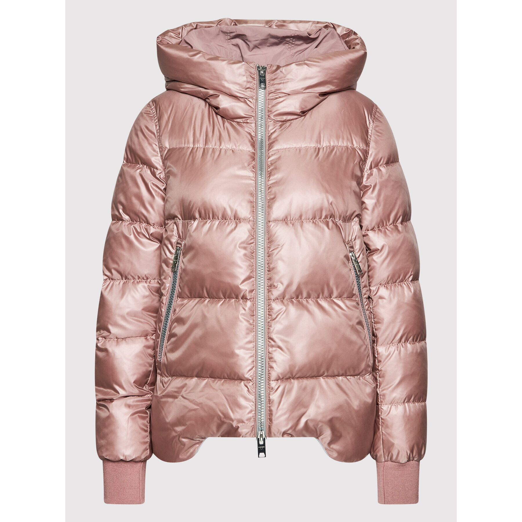 Diego M Пухено яке 22IP-R269 Розов Regular Fit - Pepit.bg