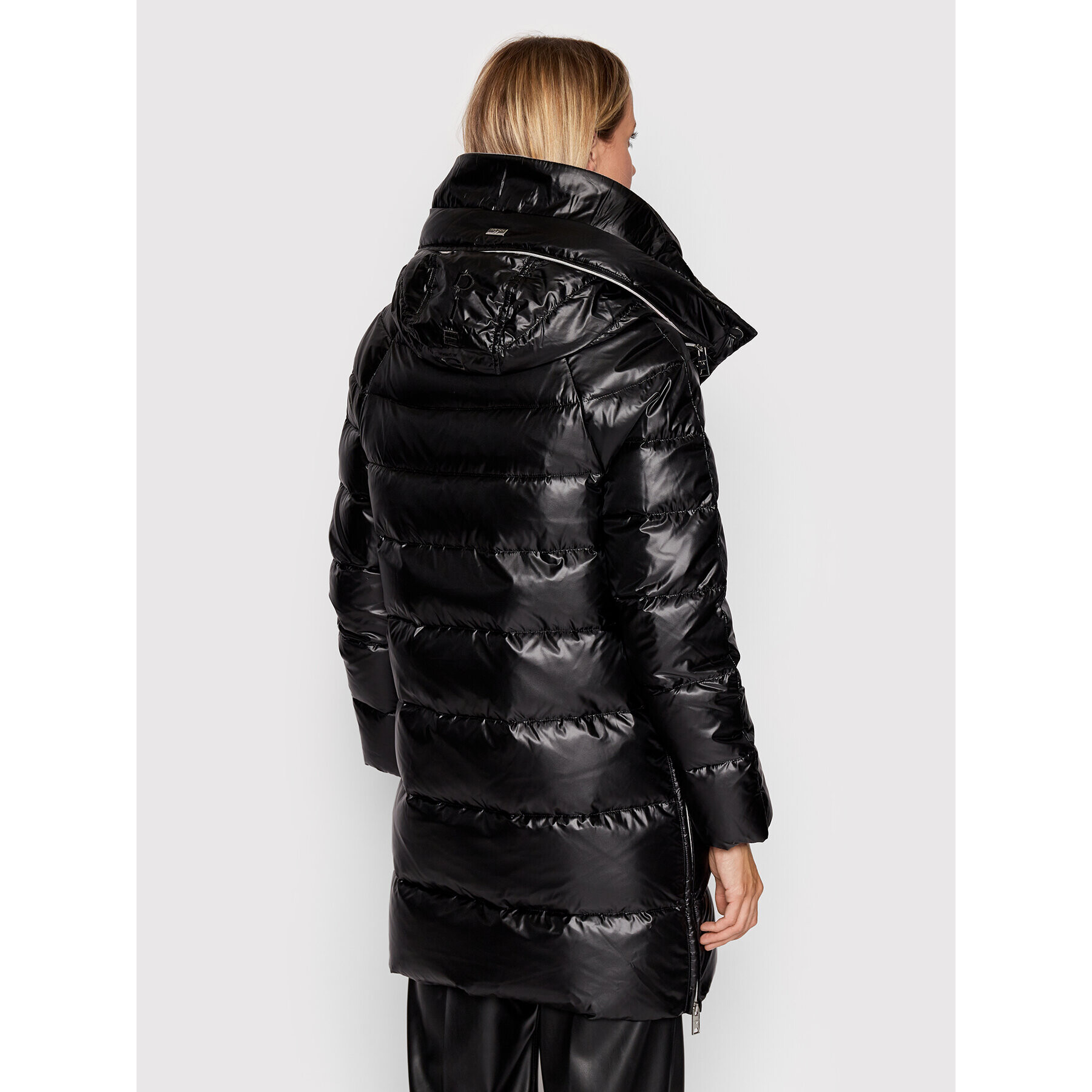 Diego M Пухено яке 22IP-R263 Черен Regular Fit - Pepit.bg
