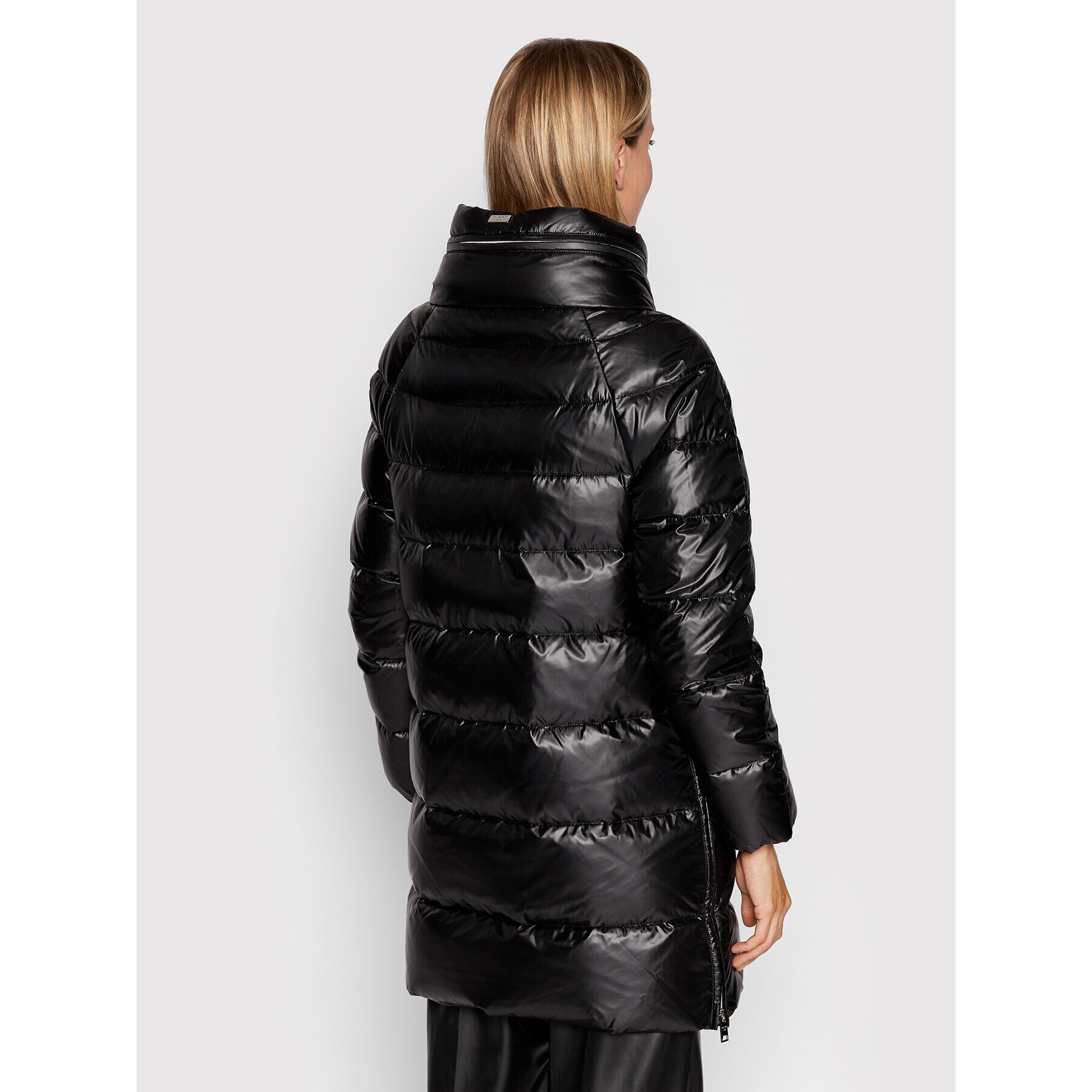 Diego M Пухено яке 22IP-R263 Черен Regular Fit - Pepit.bg