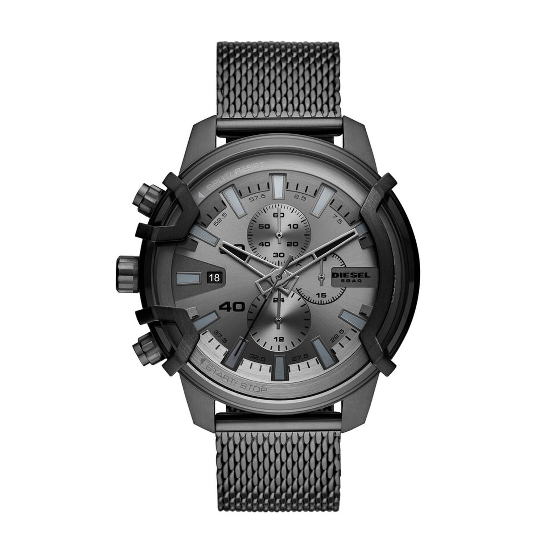 Diesel Часовник Griffed Chronograph DZ4536 Черен - Pepit.bg