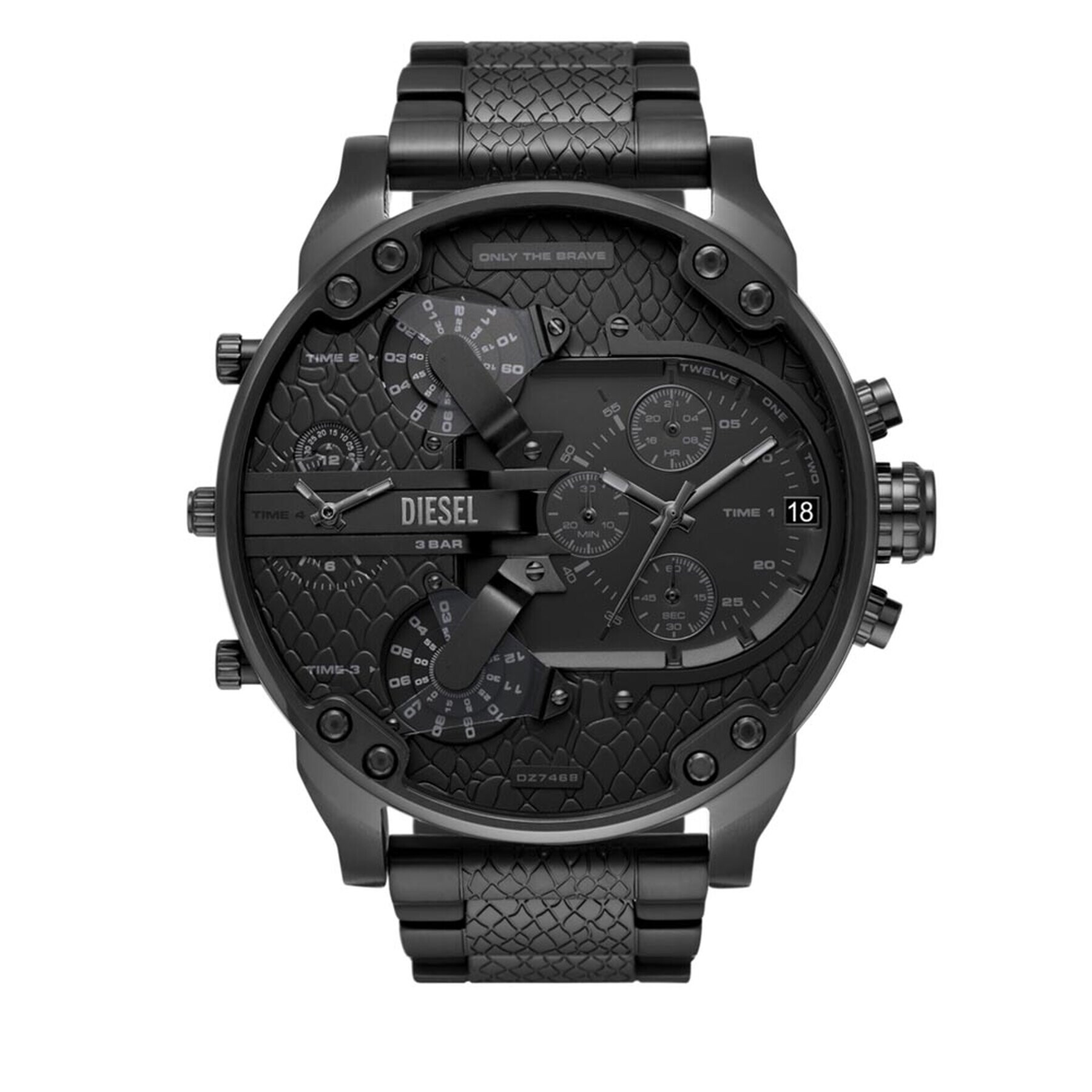Diesel Часовник Mr. Daddy 2.0 DZ7468 Черен - Pepit.bg