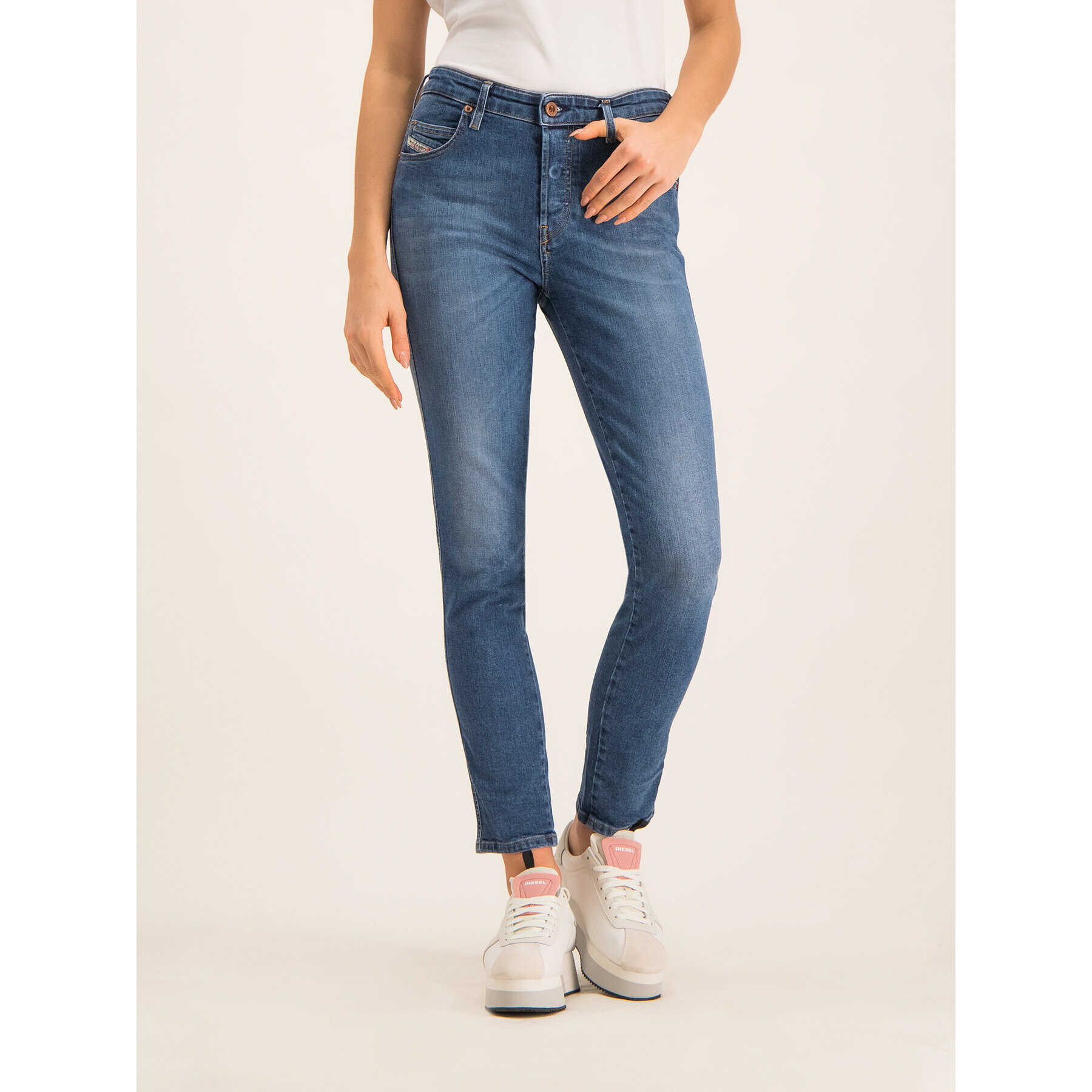 Diesel Дънки 00S7LY069FZ Тъмносин Regular Fit - Pepit.bg