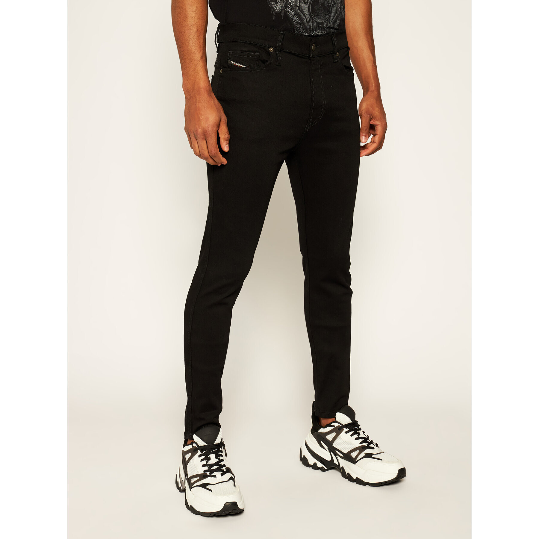Diesel Дънки 00SMZ 069EF Черен Super Skinny Fit - Pepit.bg