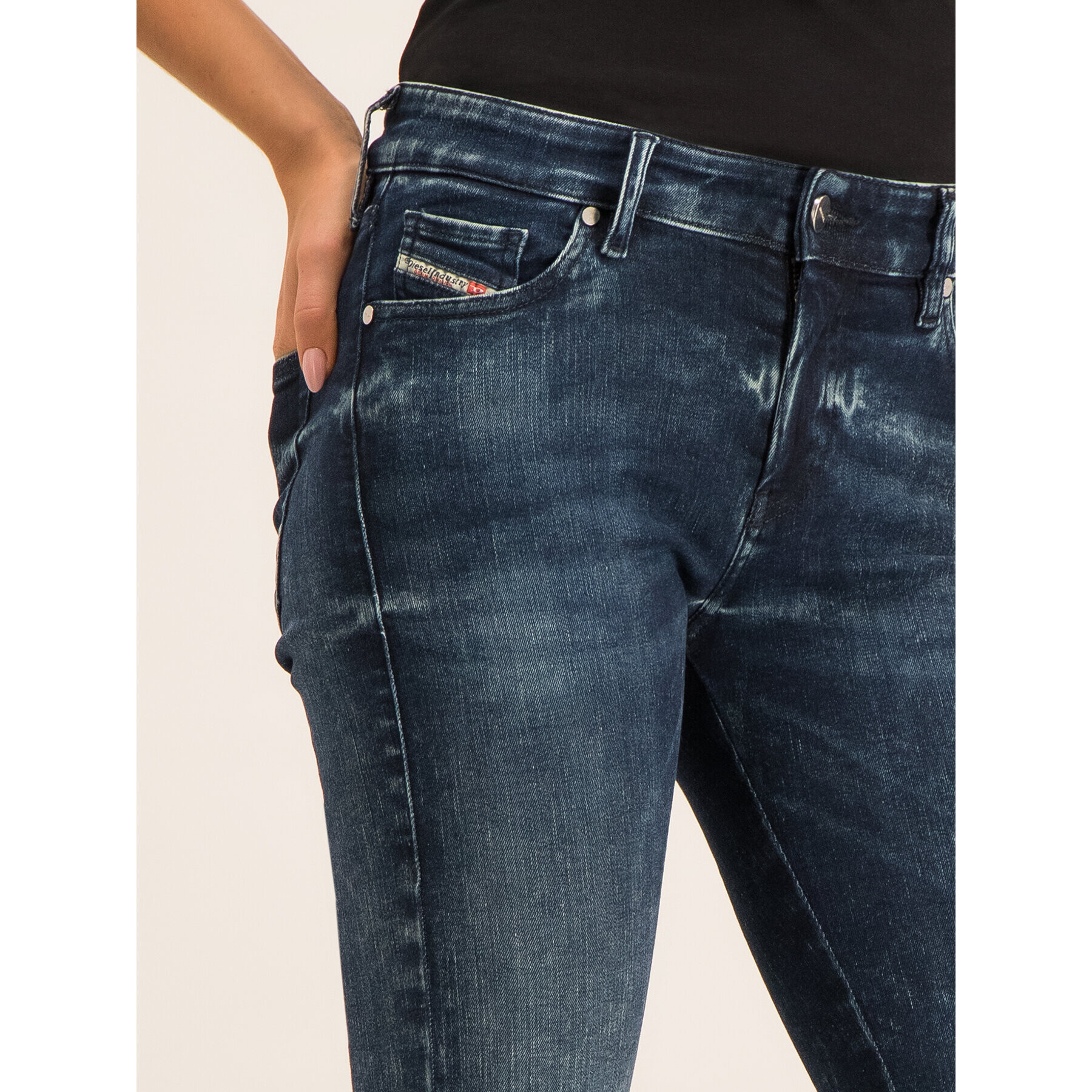 Diesel Дънки 00SPU 069GW Тъмносин Regular Fit - Pepit.bg