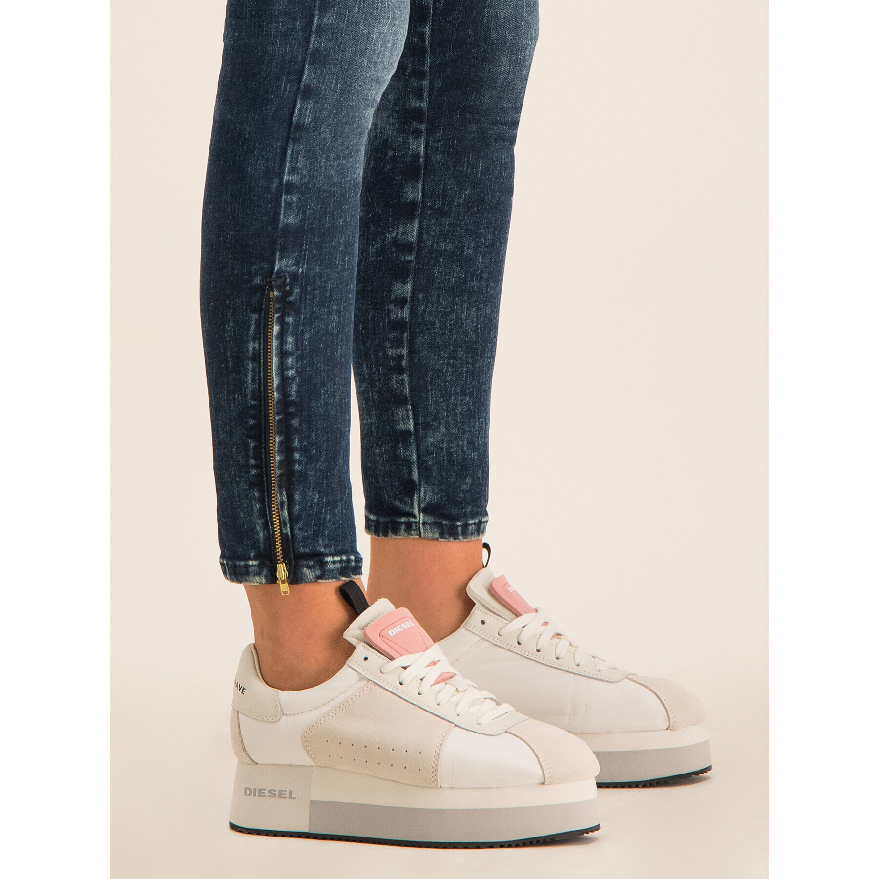 Diesel Дънки 00SPU 069GW Тъмносин Regular Fit - Pepit.bg
